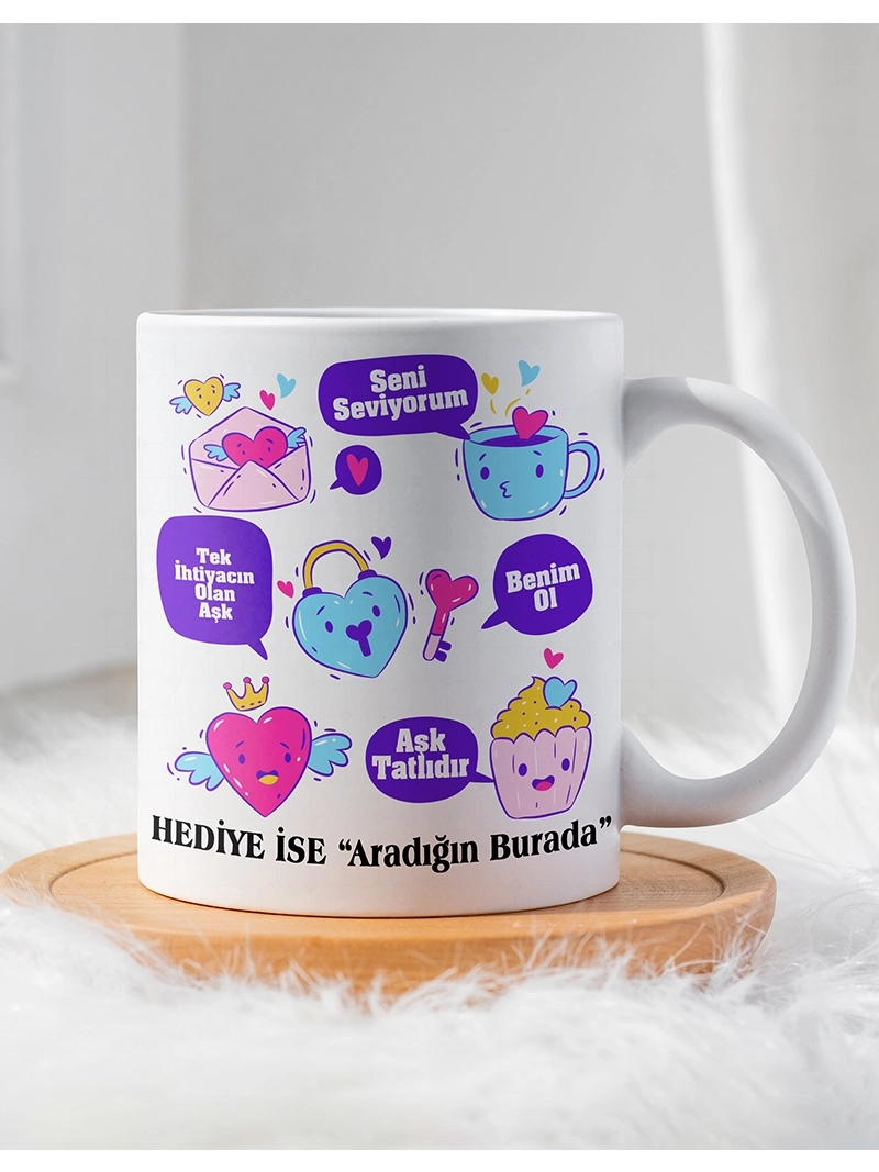 Sevgililer Gününe Özel Kupa Bardak