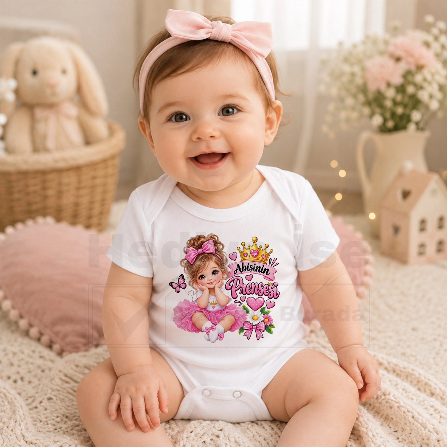 Abisinin Prensesi - Bebek Body Zıbın