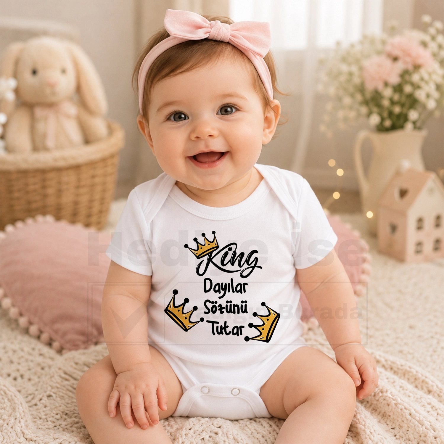 King Dayılar Sözünü Tutar - Bebek Body Zıbın