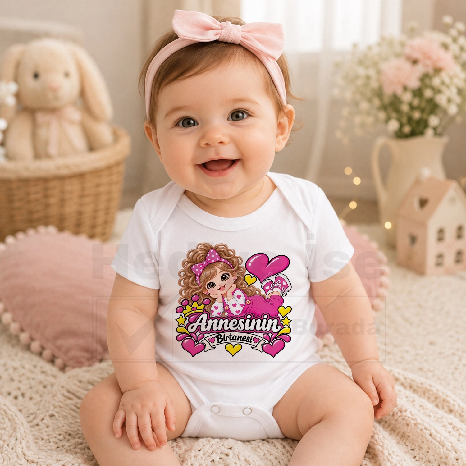 Annesinin Bir Tanesi - Bebek Body Zıbın