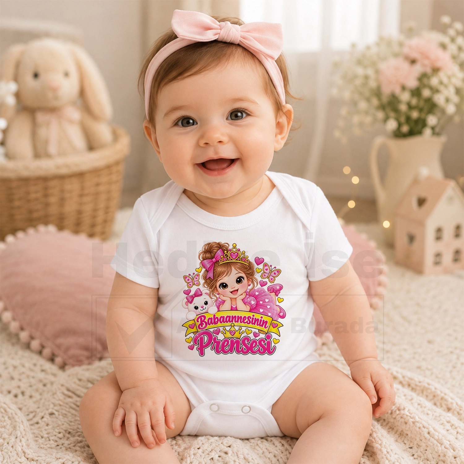 Babaannesinin Prensesi - Bebek Body Zıbın