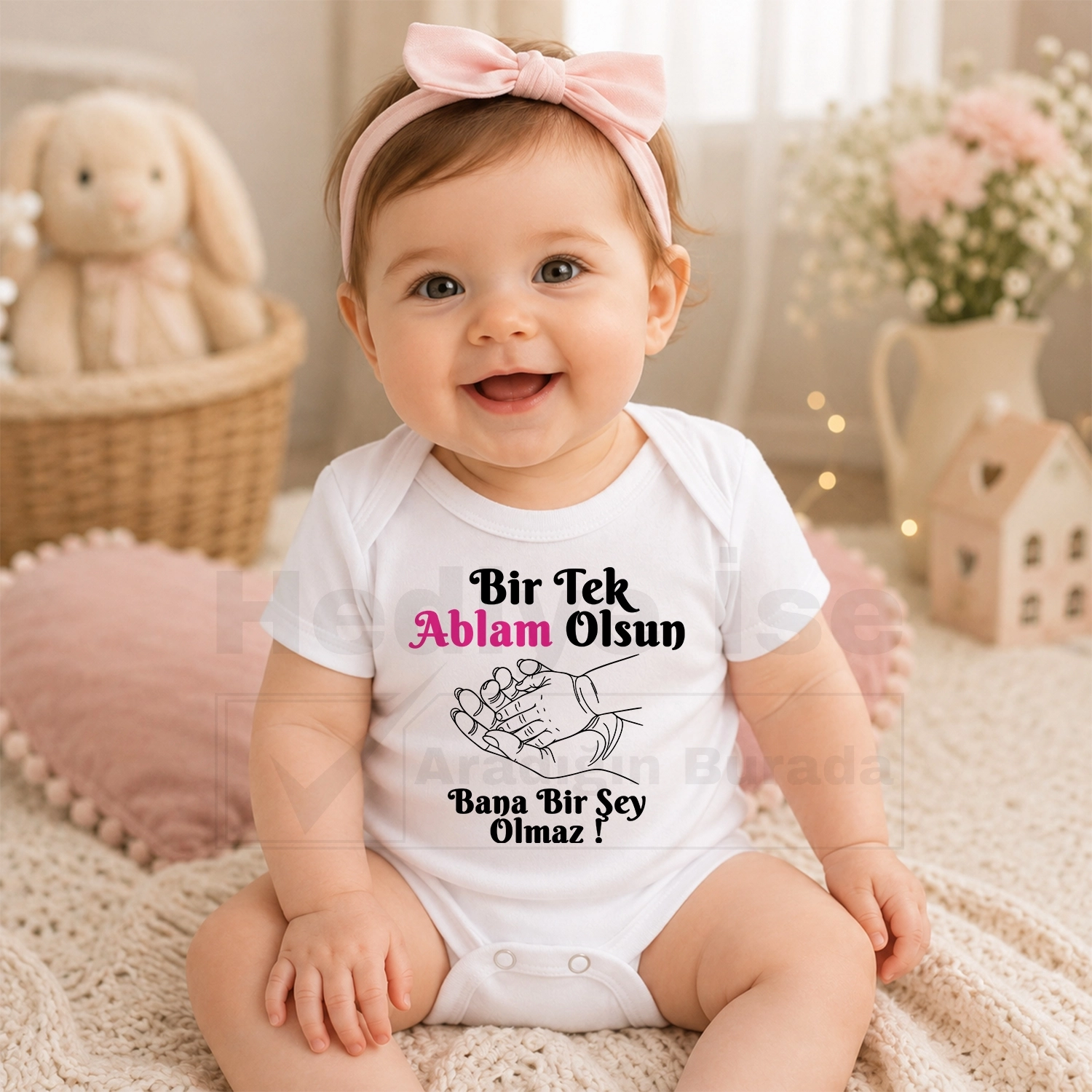 Bir Tek Ablam Olsun Bana Bir Şey Olmaz - Bebek Body Zıbın