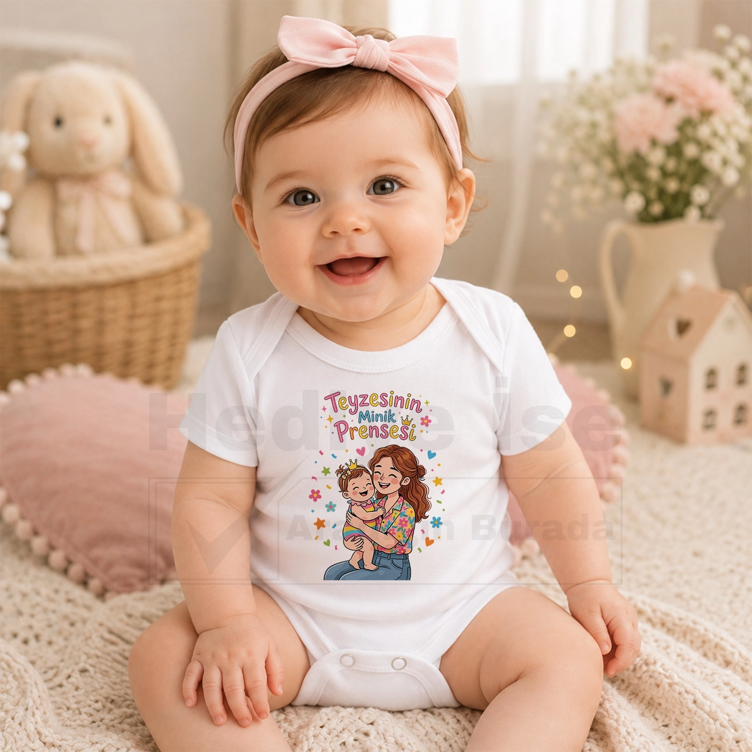 Teyzesinin Minik Prensesi - Bebek Body Zıbın