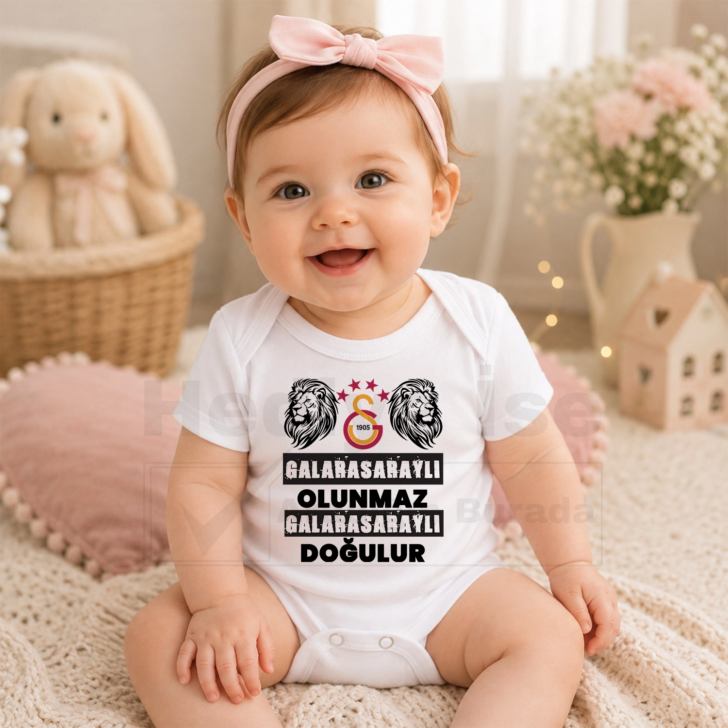 Galatasaraylı Olunmaz Galatasaraylı Doğulur - Bebek & Body & Zıbın