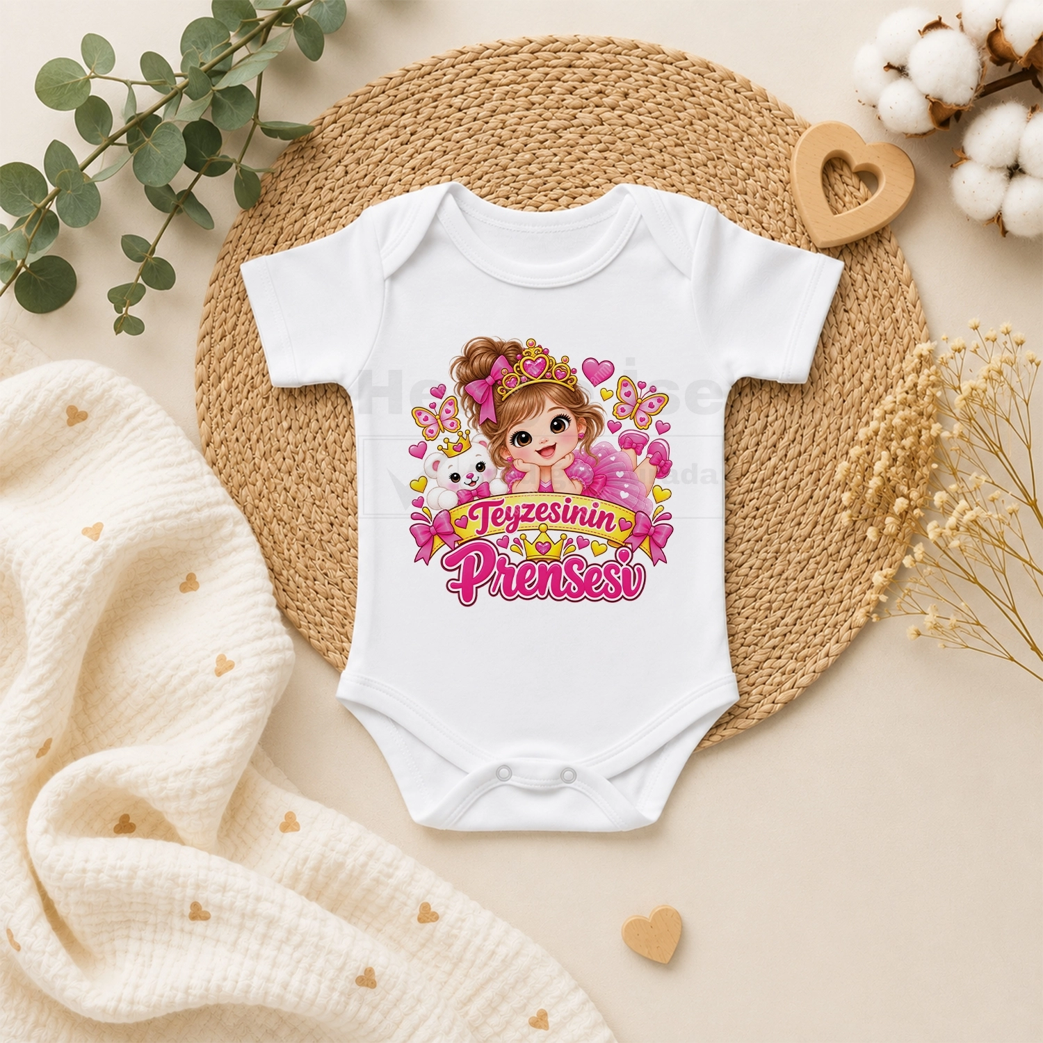 Teyzesinin Prensesi - Bebek Body Zıbın