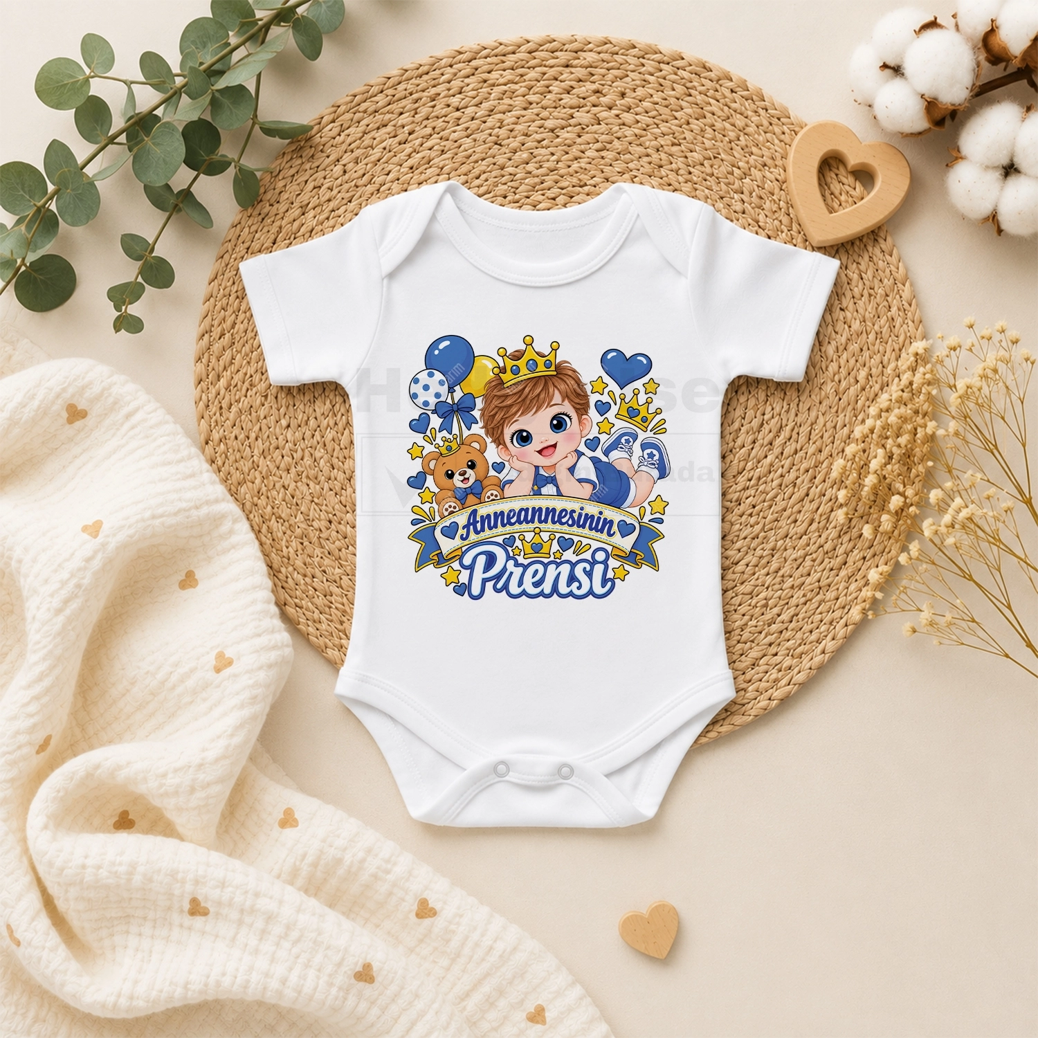 Anneannesinin Prensi - Bebek Body Zıbın