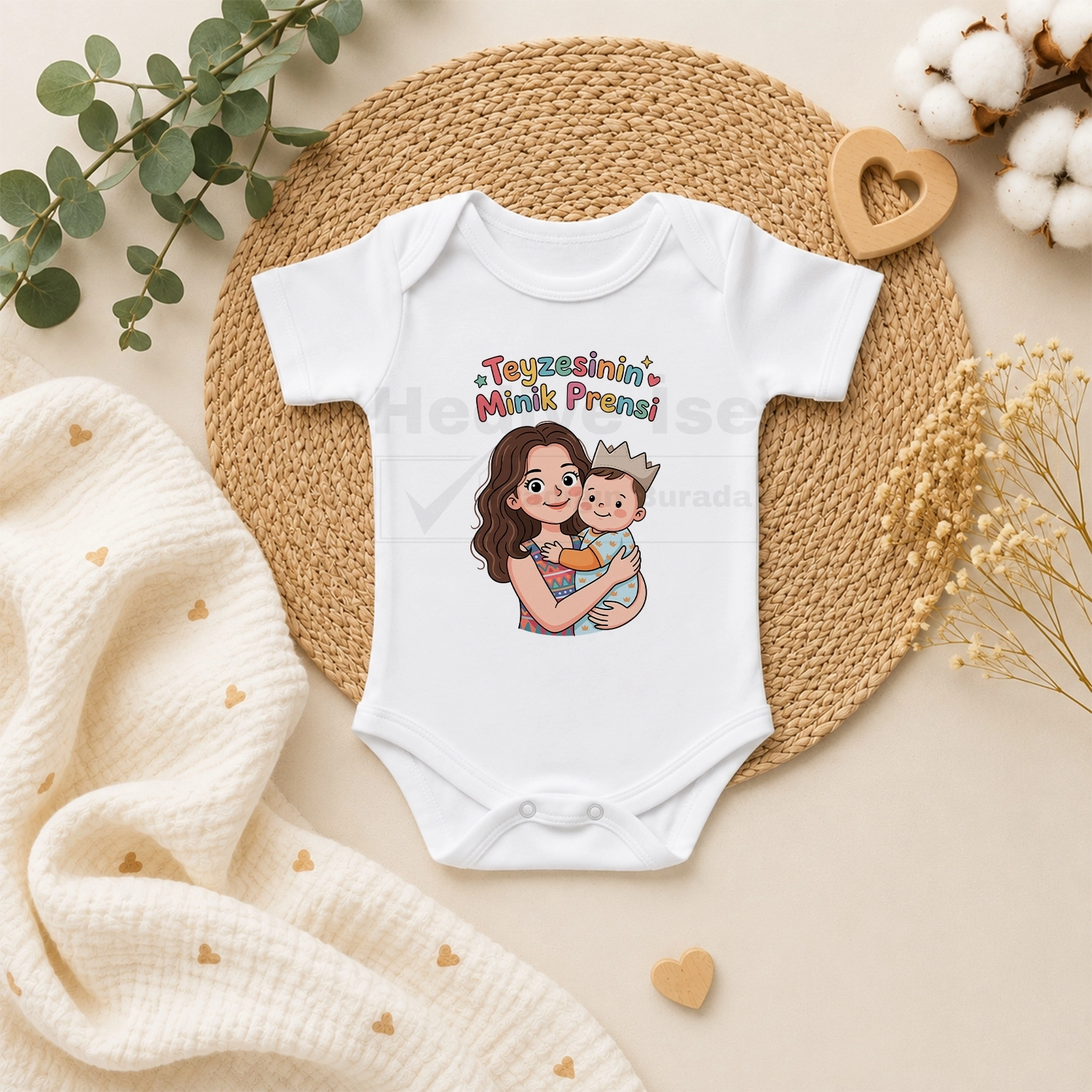 Teyzesinin Minik Prensi - Bebek Body Zıbın