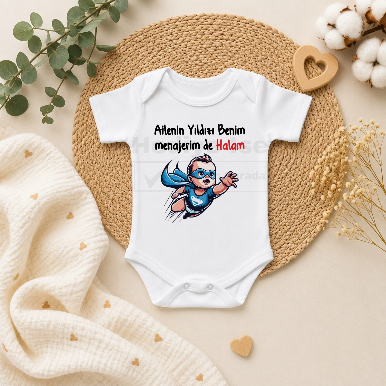 Ailenin Yıldızı Benim Menajerim De Halam - Bebek Body Zıbın