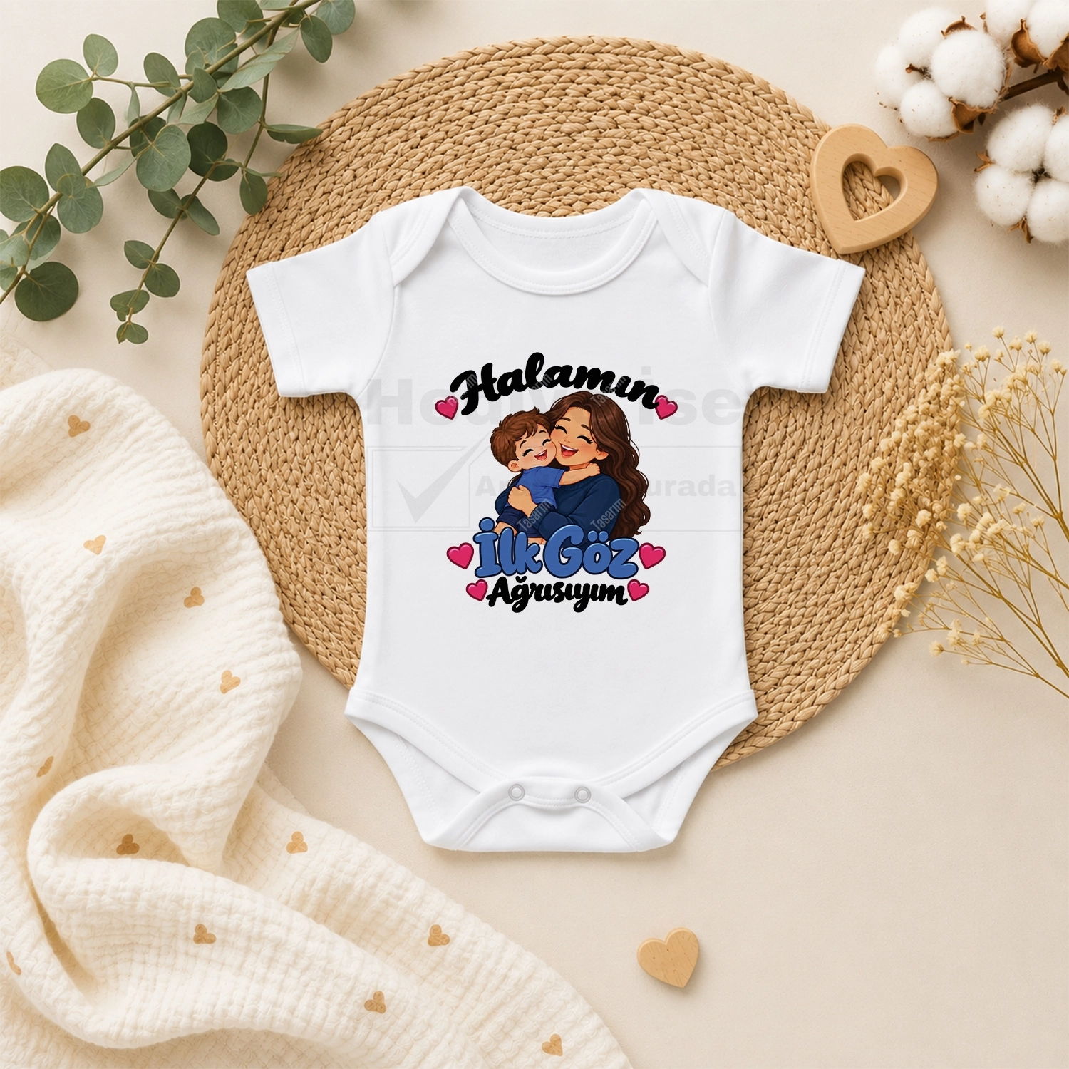 Halamın İlk Göz Ağrısıyım - Bebek Body Zıbın