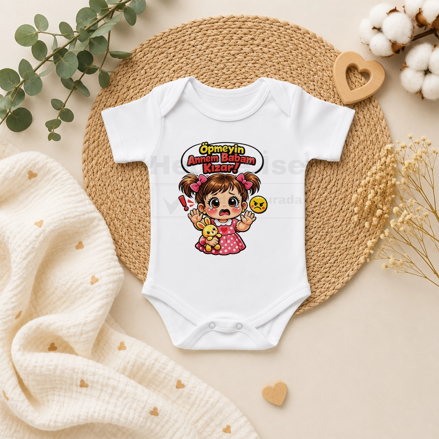 Öpmeyin Annem Babam Kızar ! - Bebek Body Zıbın