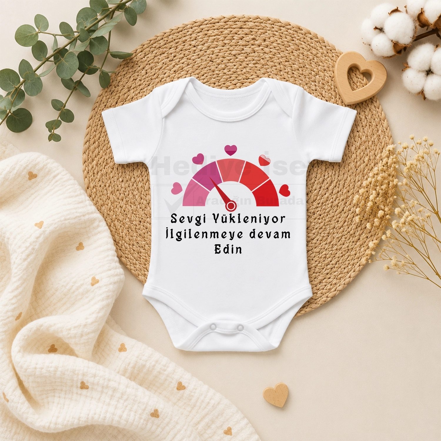 Sevgi Yükleniyor İlgilenmeye Devam Edin - Bebek Body Zıbın