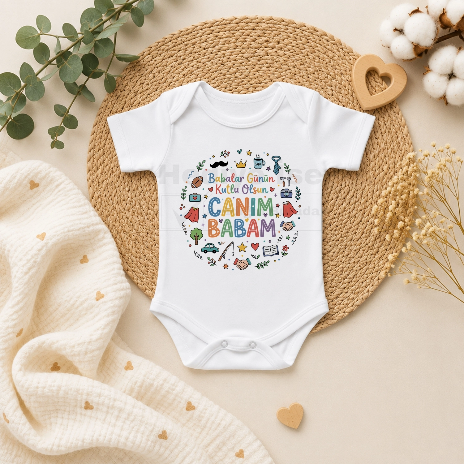 Babacım Bu Seneki Hediyen Benim - Bebek Body Zıbın