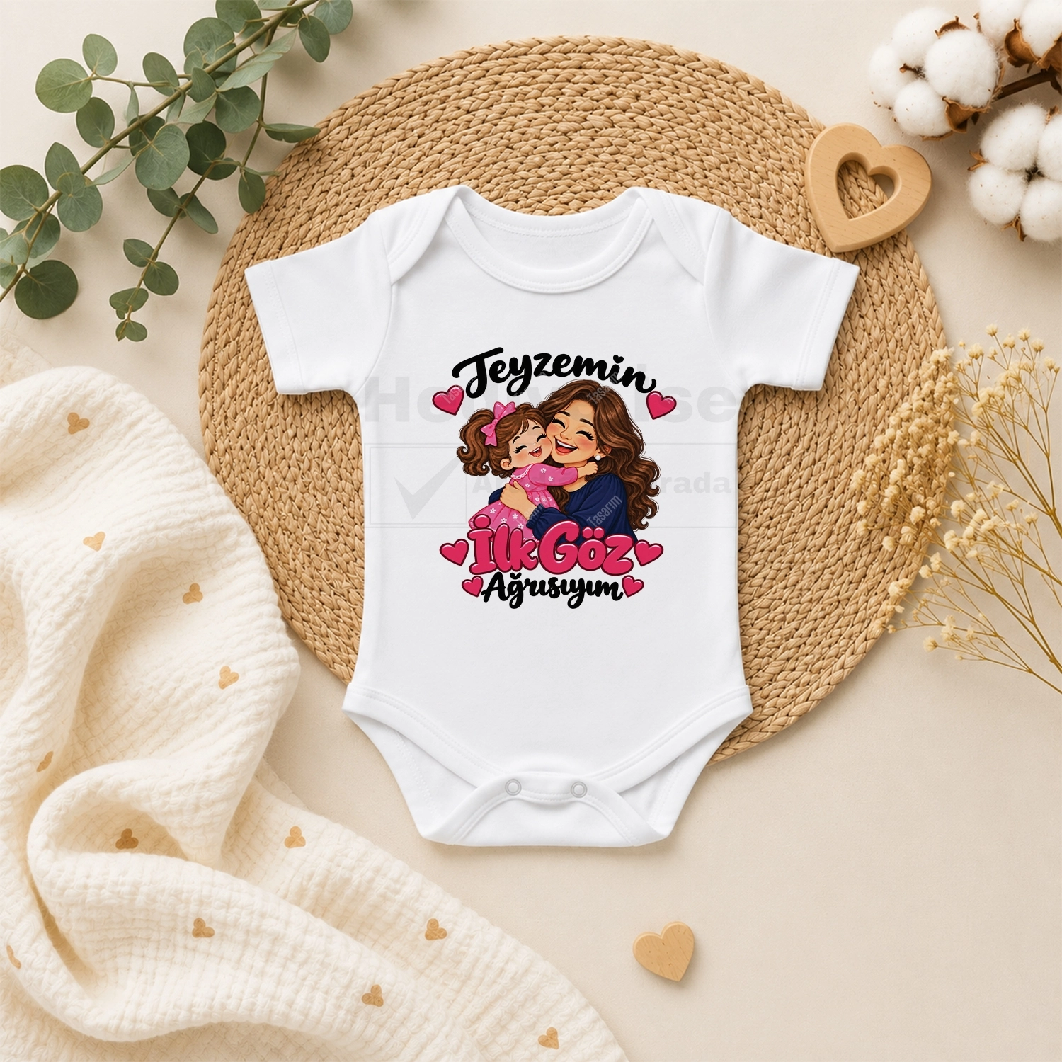 Teyzemin İlk Göz Ağrısıyım - Bebek Body Zıbın