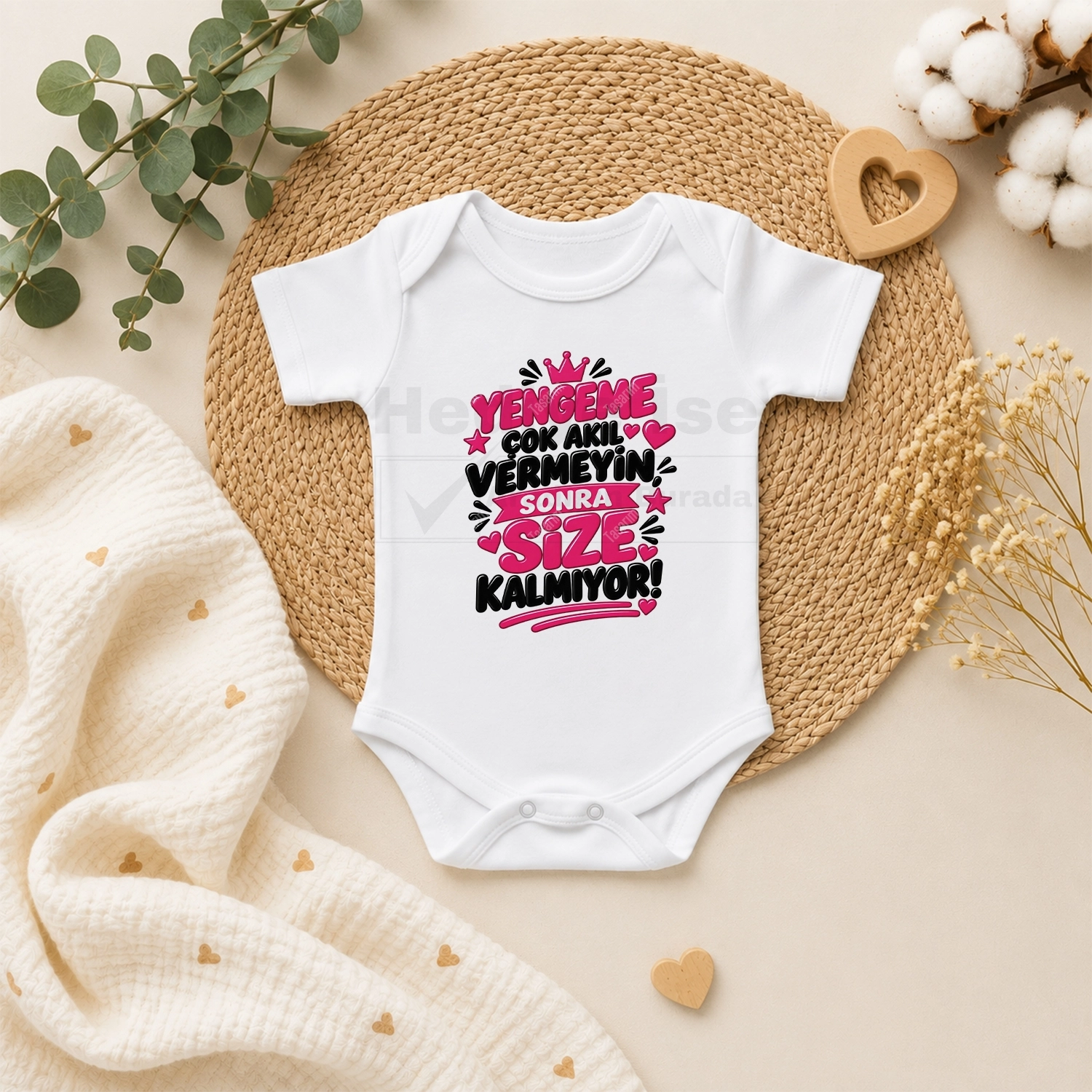 Yengeme Çok Akıl Vermeyin Sonra Size Kalmıyor - Bebek Body Zıbın
