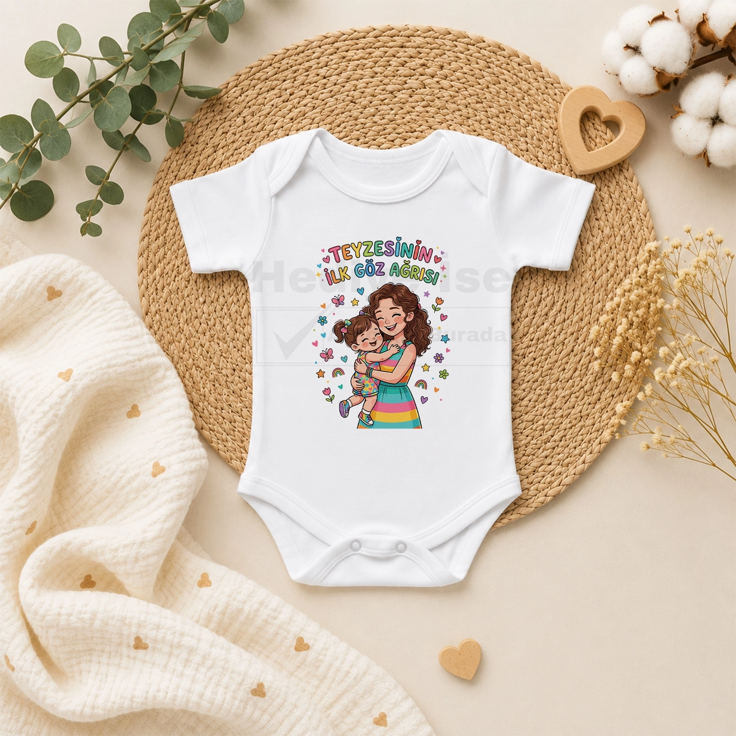 Teyzesinin İlk Göz Ağrısı - Bebek Body Zıbın