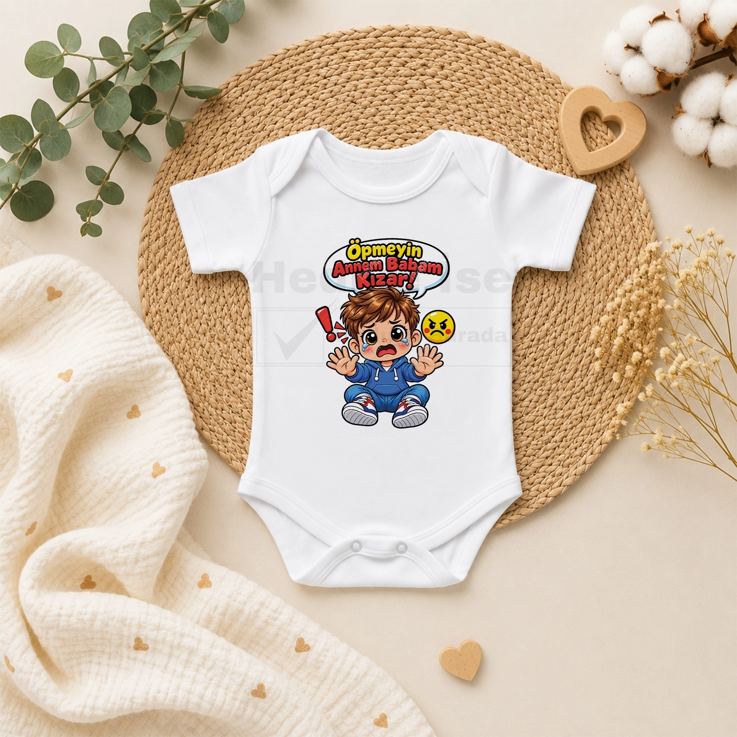 Öpmeyin Annem Babam Kızar ! - Bebek Body Zıbın