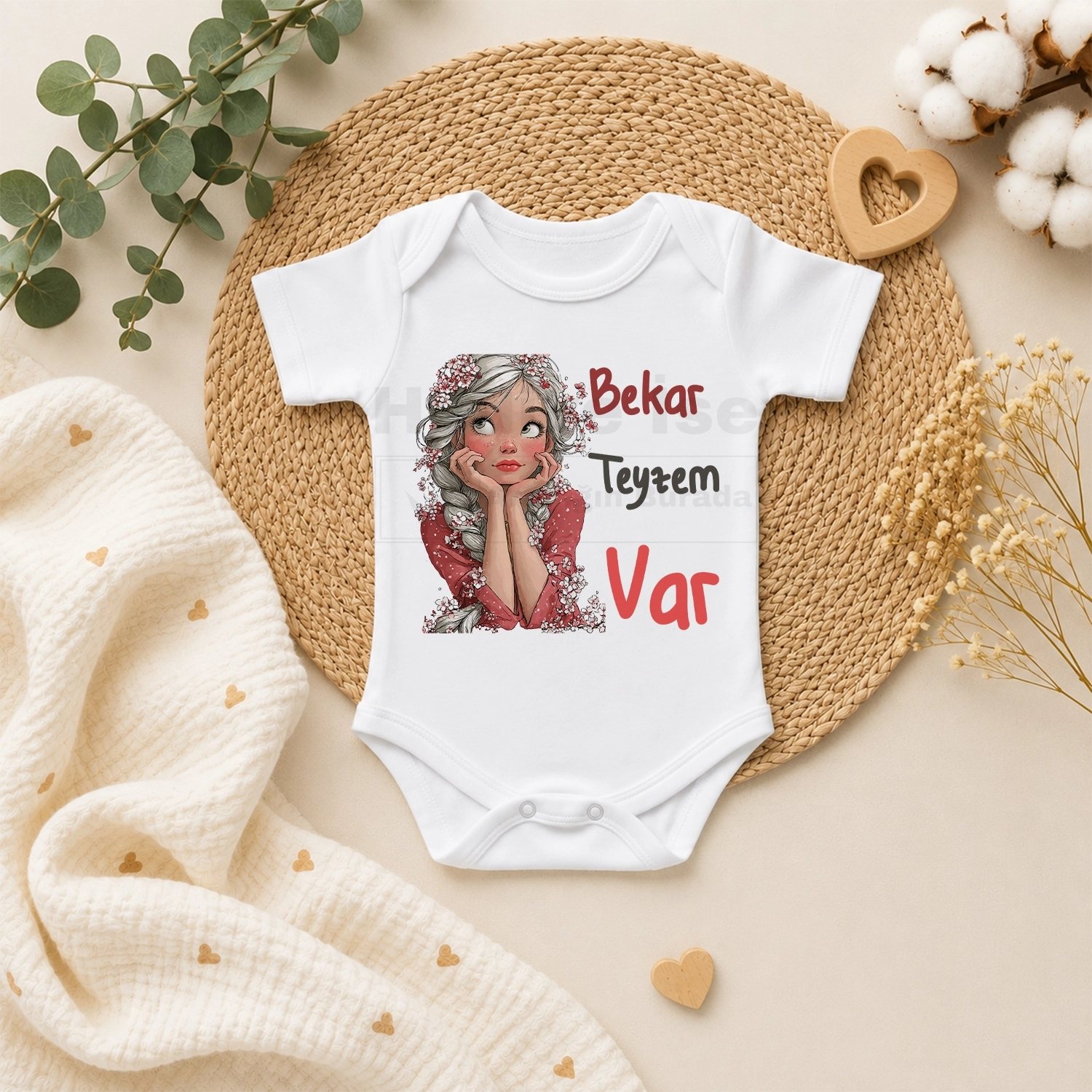 Bekar Teyzem Var - Bebek Body Zıbın