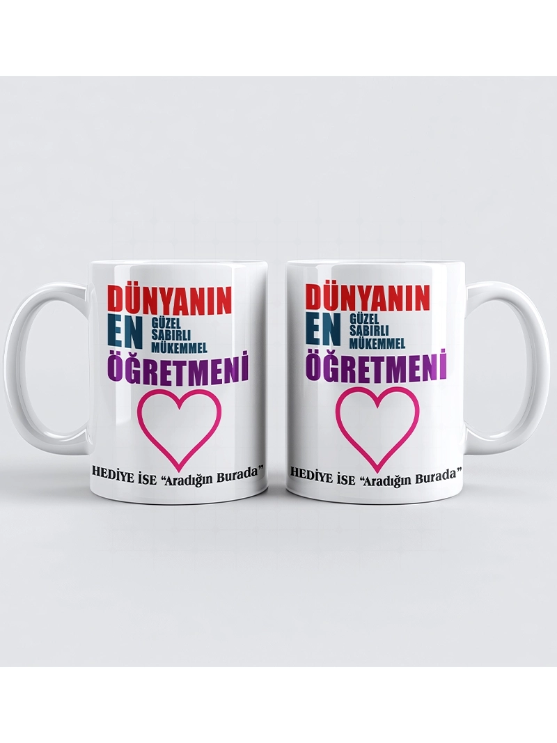 Öğretmenler Gününe Özel Kupa Bardak