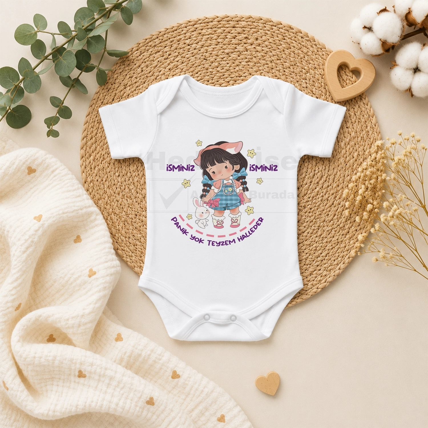 Panik Yok Teyzem Halleder - Bebek Body Zıbın