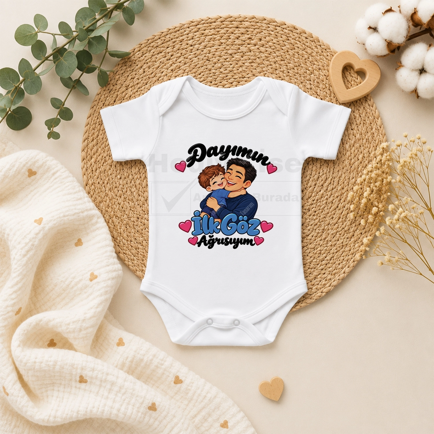 Dayımın İlk Göz Ağrısıyım - Bebek Body Zıbın