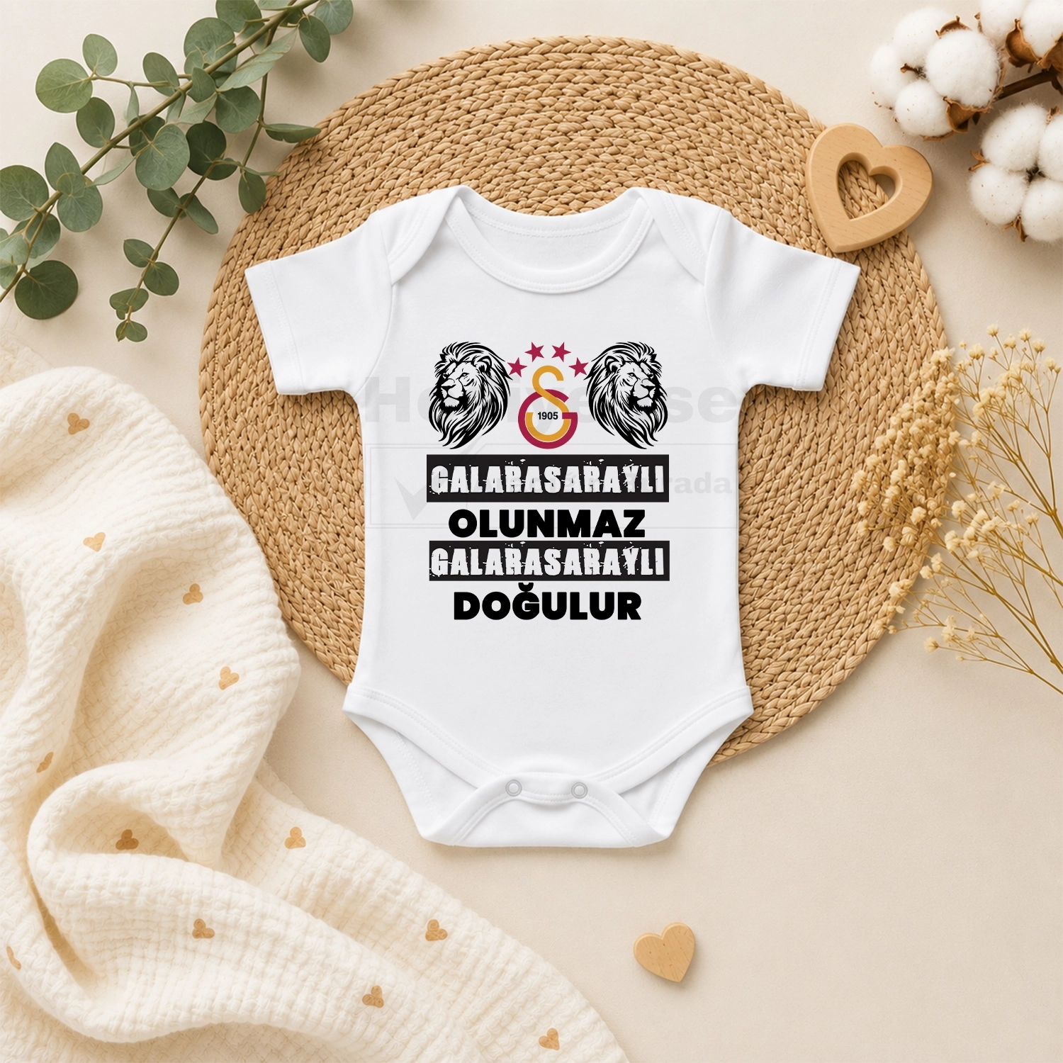 Galatasaraylı Olunmaz Galatasaraylı Doğulur - Bebek & Body & Zıbın