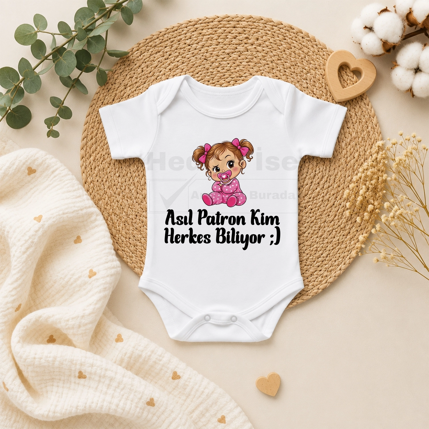 Asıl Patron Kim Herkes Biliyor - Bebek Body Zıbın