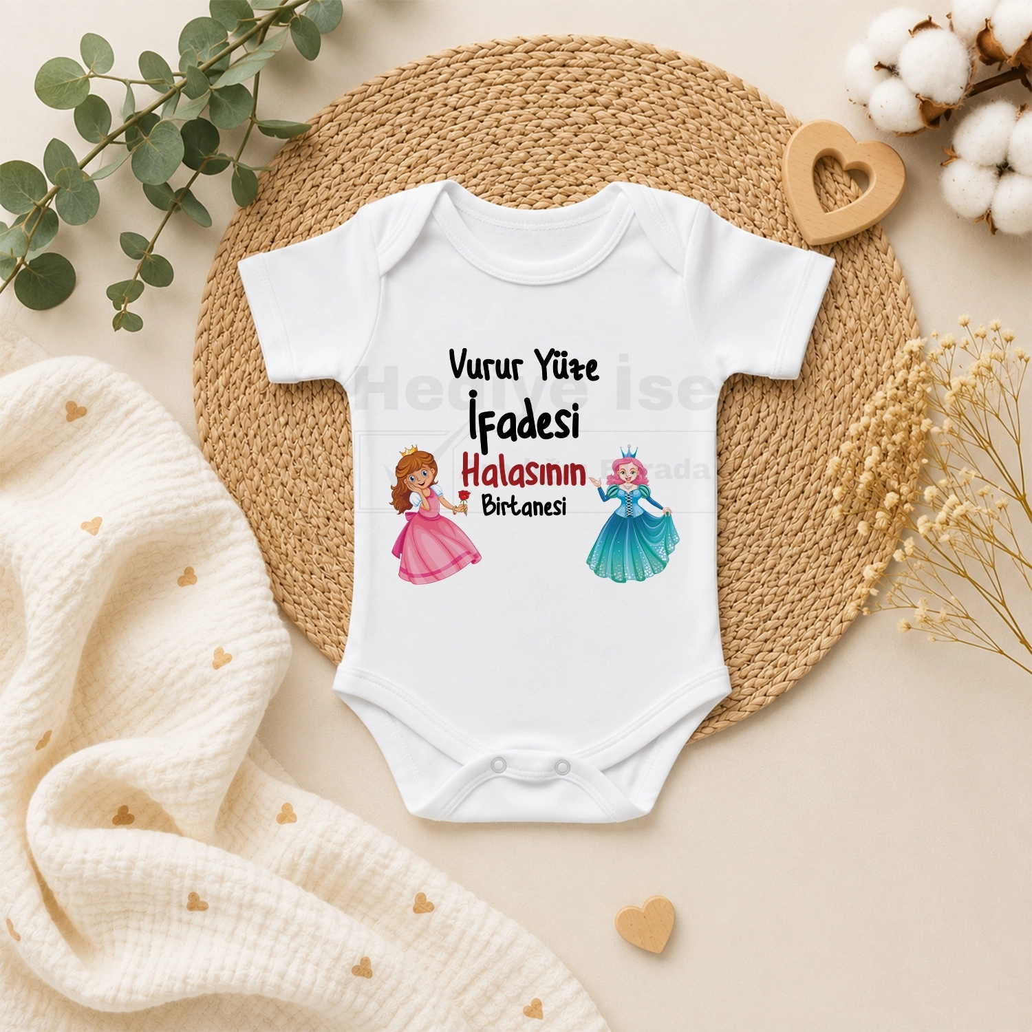 Vurur Yüze İfadesi Halasının Birtanesi - Bebek Body Zıbın