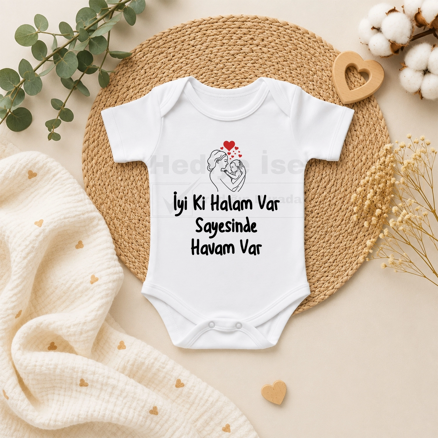 İyi Ki Halam Var Sayesinde Havam Var - Bebek Body Zıbın