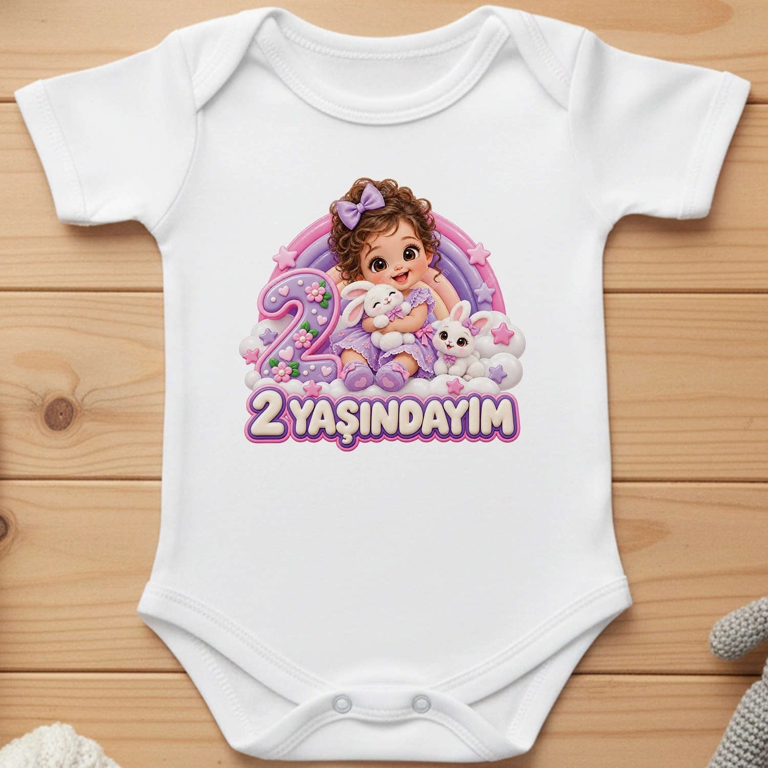 2 Yaşındayım - Bebek Body Zıbın