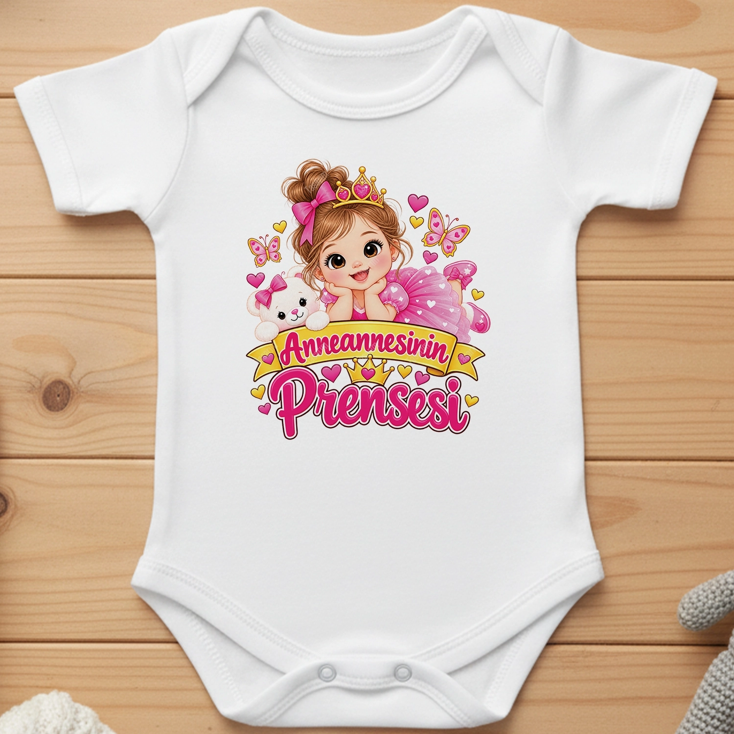 Anneannesinin Prensesi - Bebek Body Zıbın