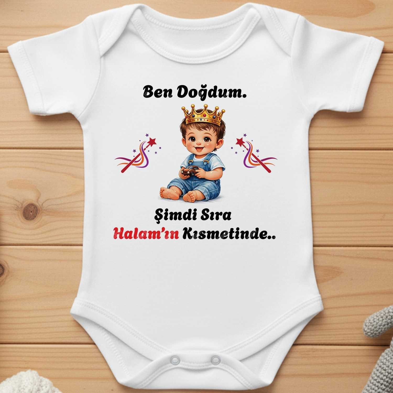 Ben Doğdum. Şimdi Sıra Halam’ın Kısmetinde.. - Bebek Body Zıbın