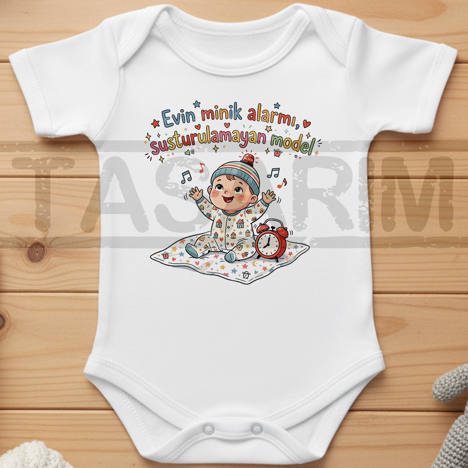 Evin Minik Alarmı Susturulamayan Model - Bebek Body Zıbın