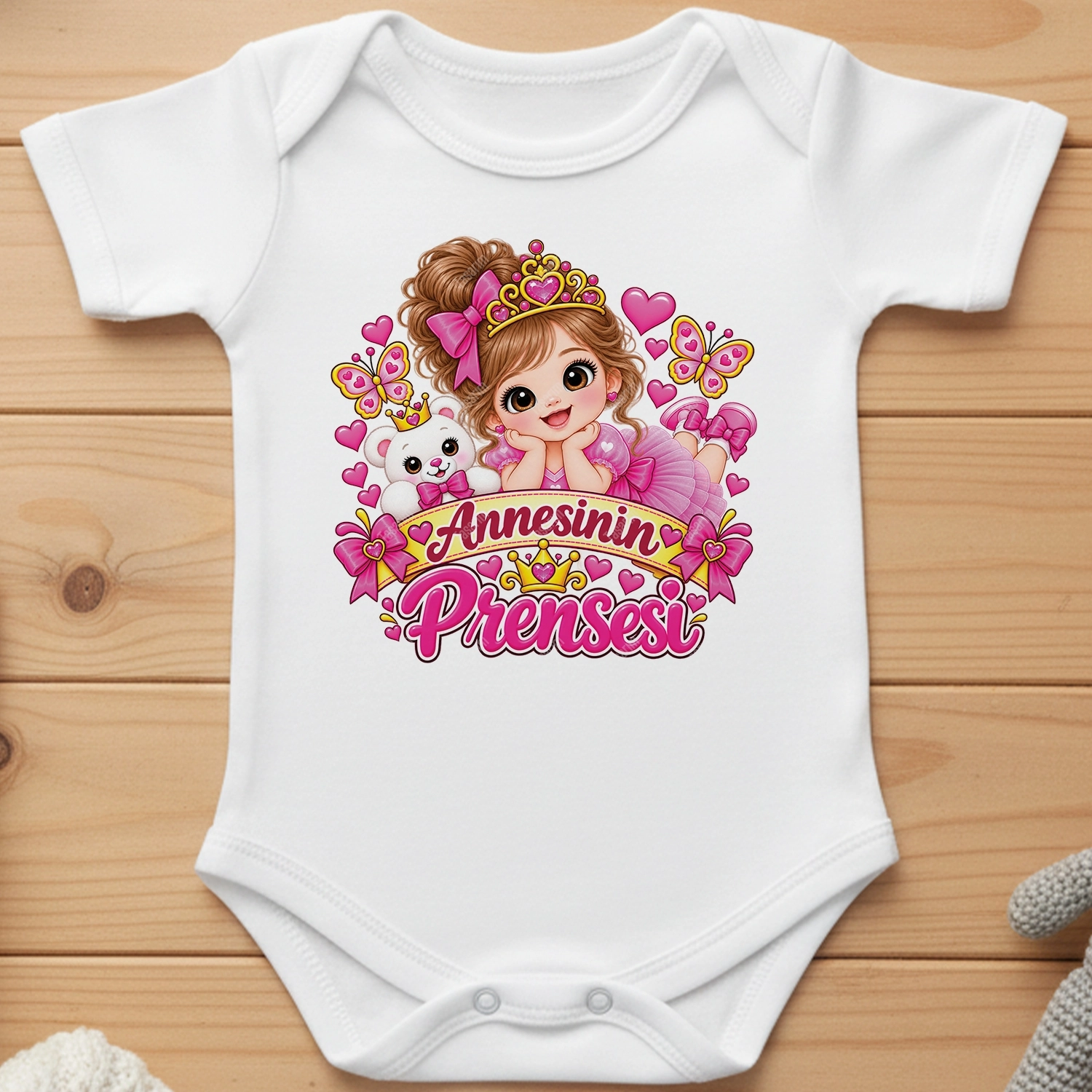 Annesinin Prensesi - Bebek Body Zıbın