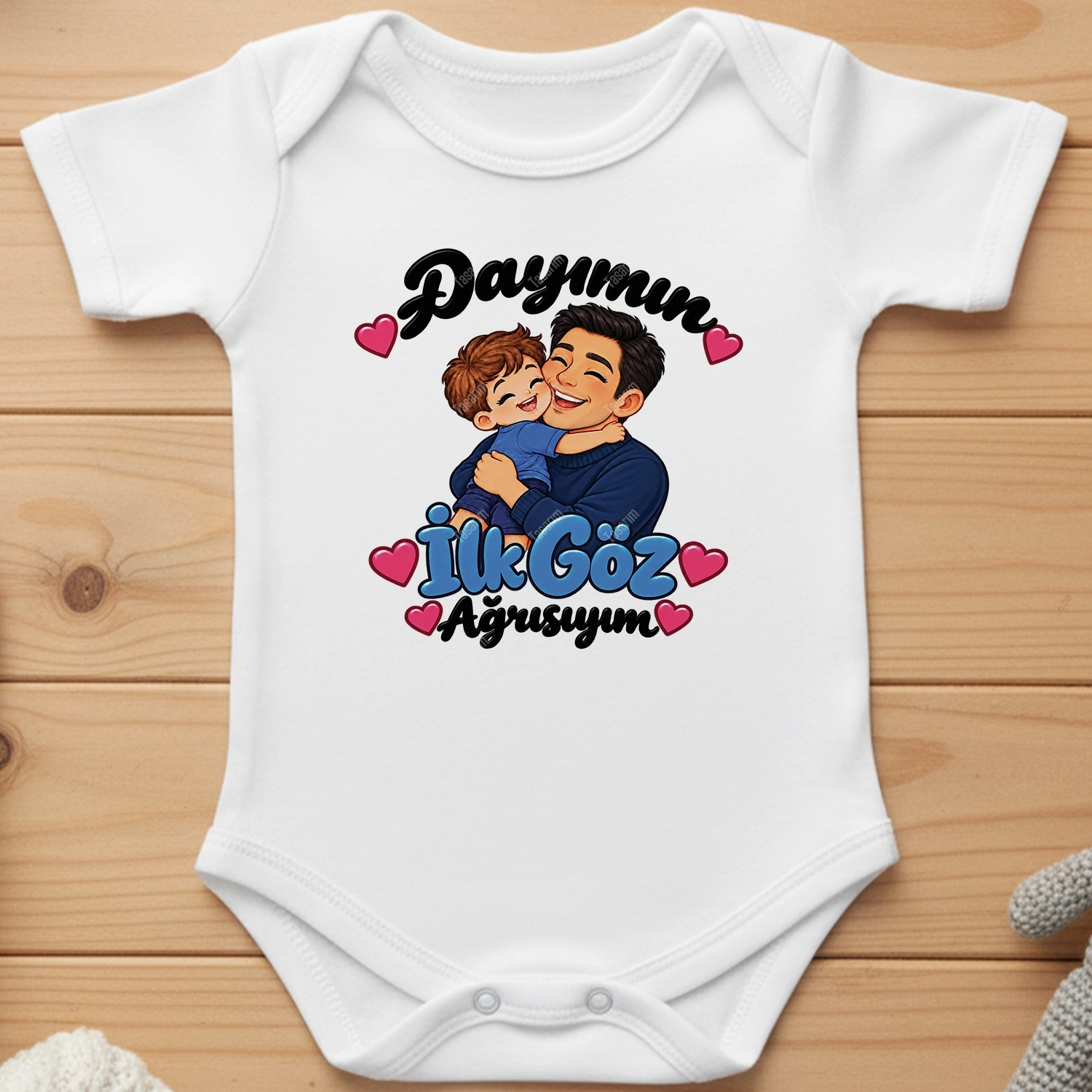 Dayımın İlk Göz Ağrısıyım - Bebek Body Zıbın