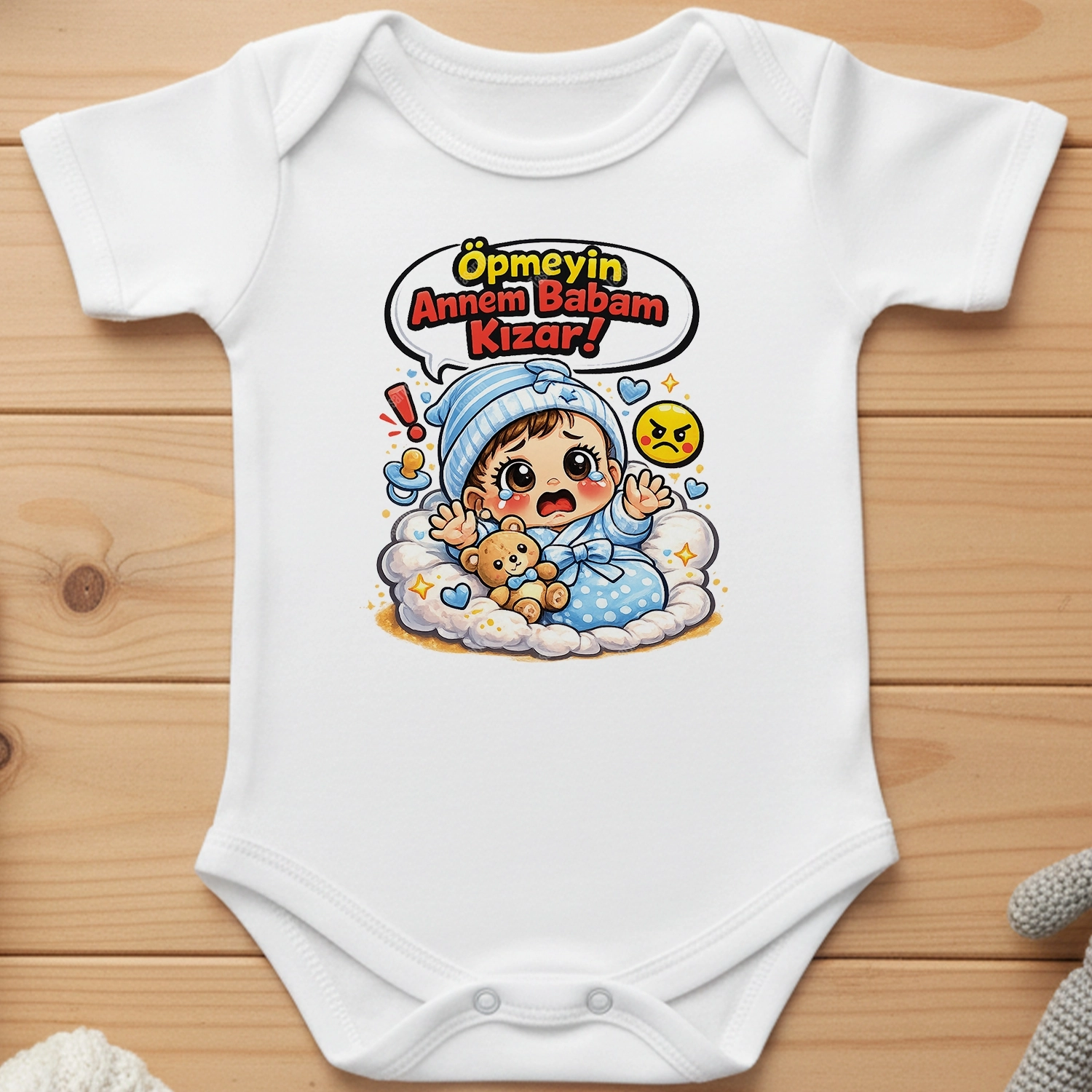 Öpmeyin Annem Babam Kızar ! - Bebek Body Zıbın
