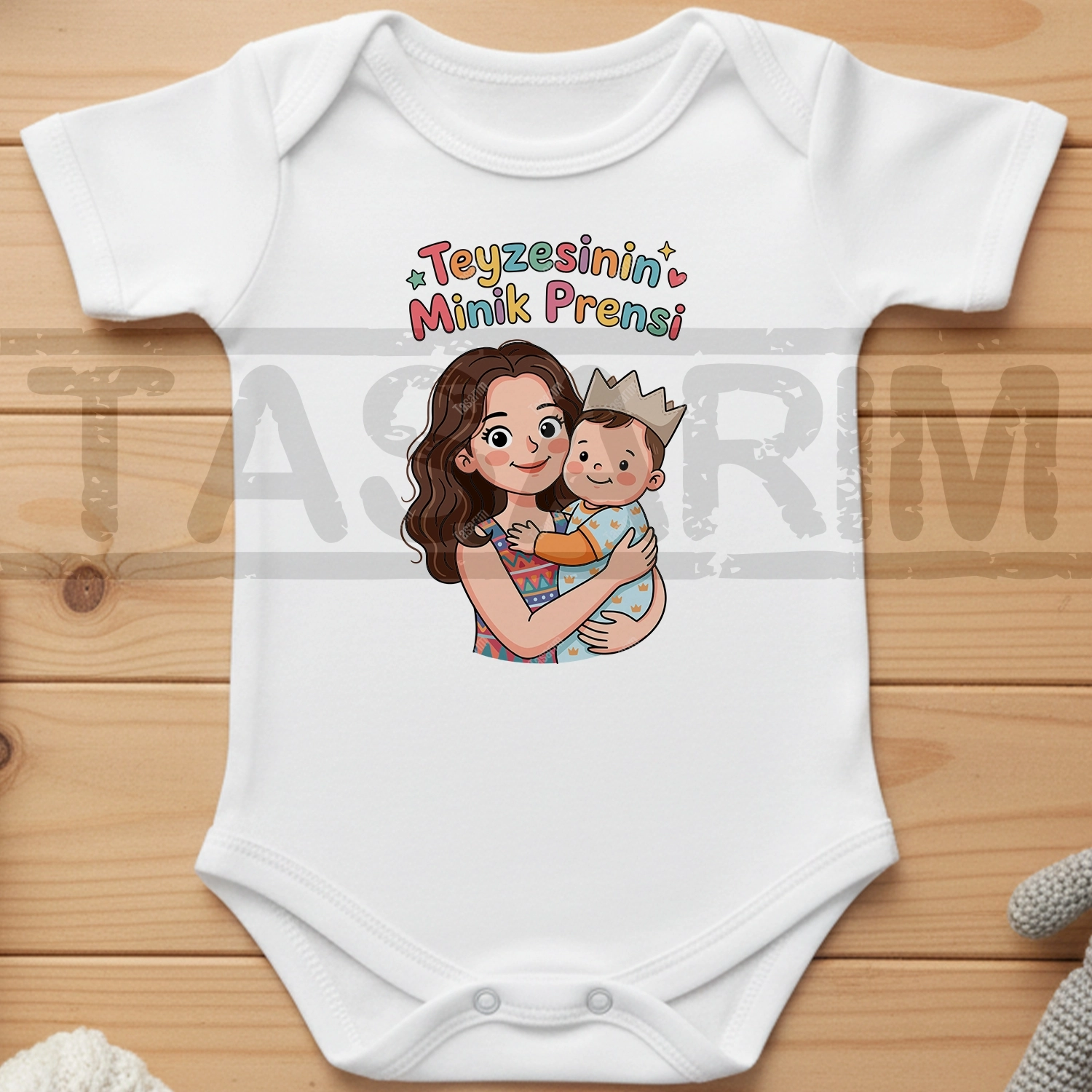 Teyzesinin Minik Prensi - Bebek Body Zıbın