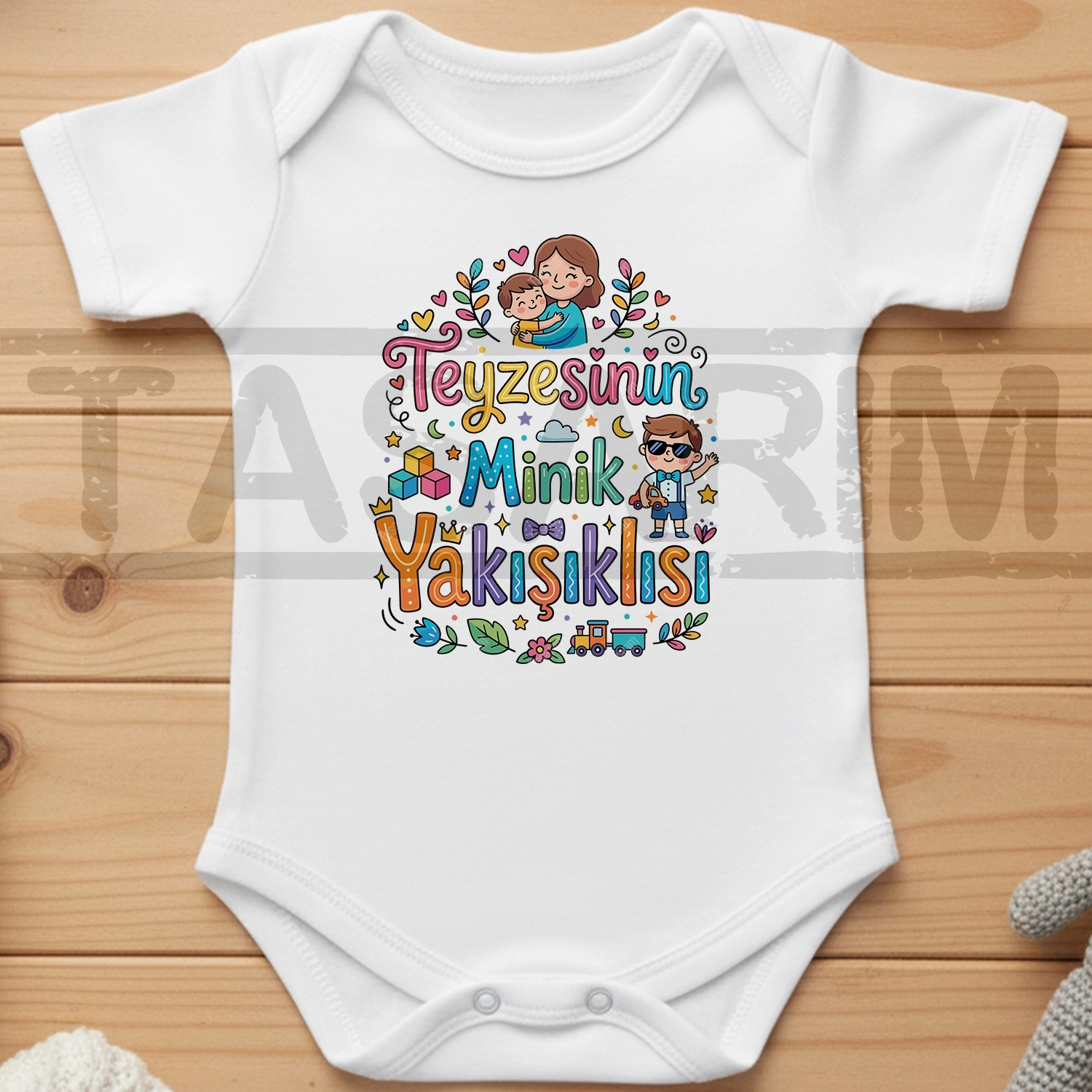Teyzesinin Minik Yakışıklısı - Bebek Body Zıbın