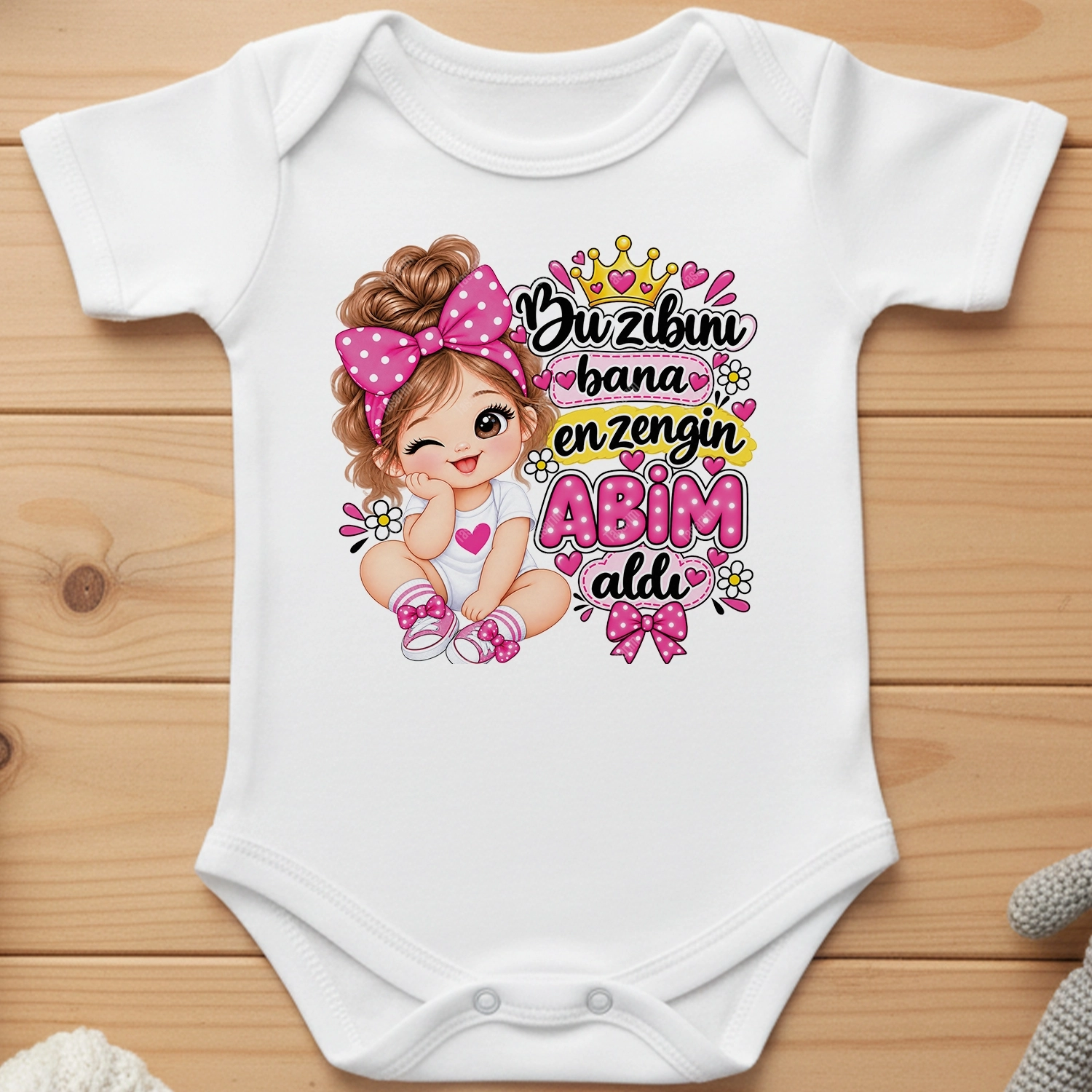 Bu Zıbını Bana En Zengin Abim Aldı - Bebek Body Zıbın
