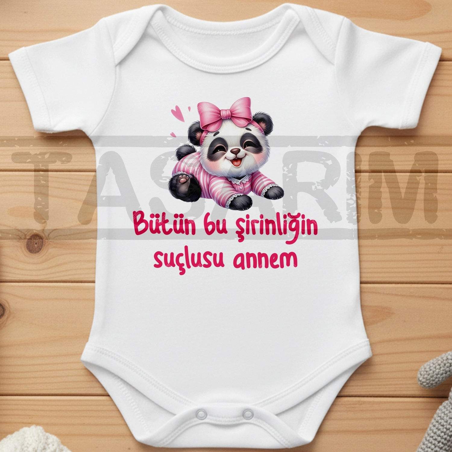 Bütün Bu Şirinliğin Suçlusu Annem - Bebek Body Zıbın