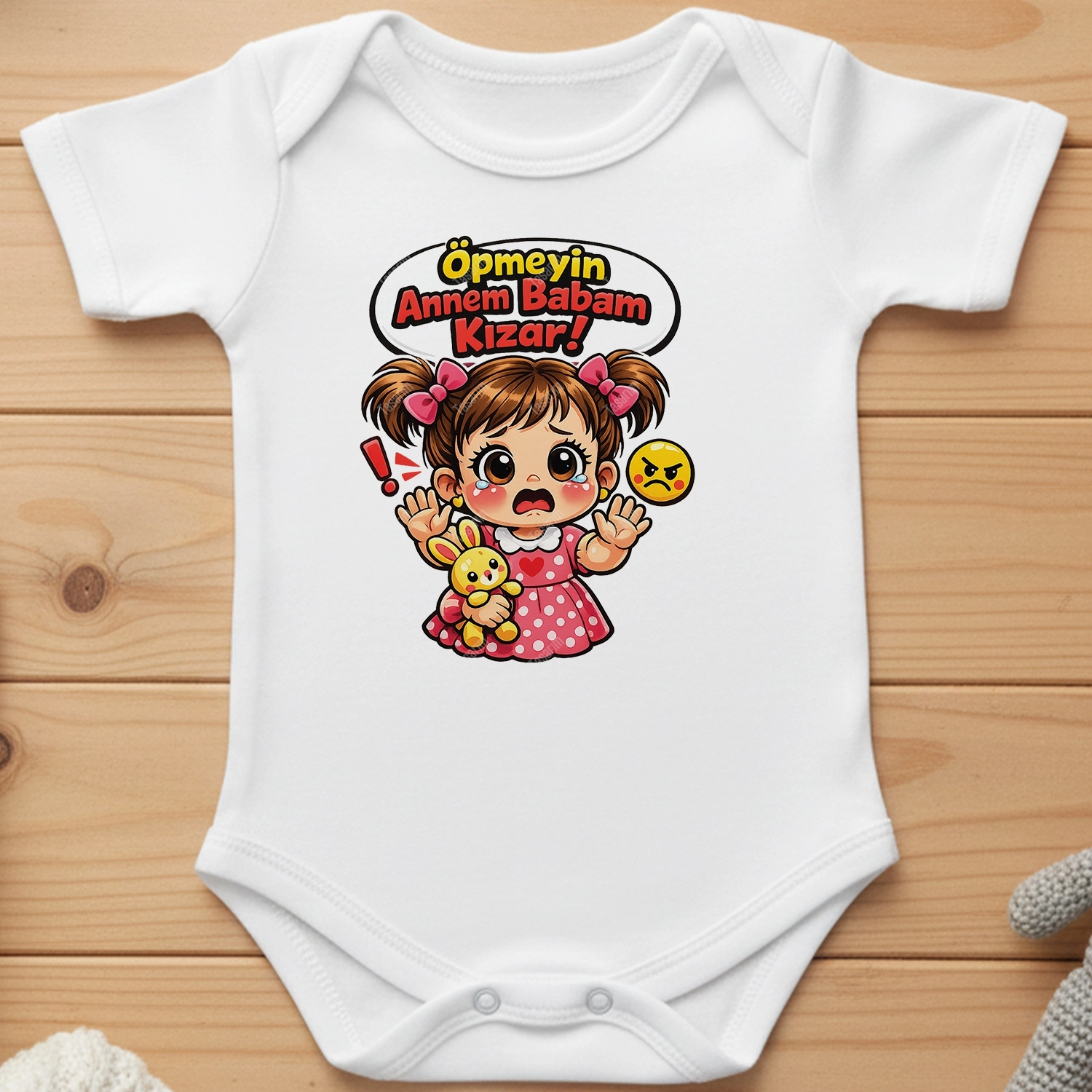 Öpmeyin Annem Babam Kızar ! - Bebek Body Zıbın