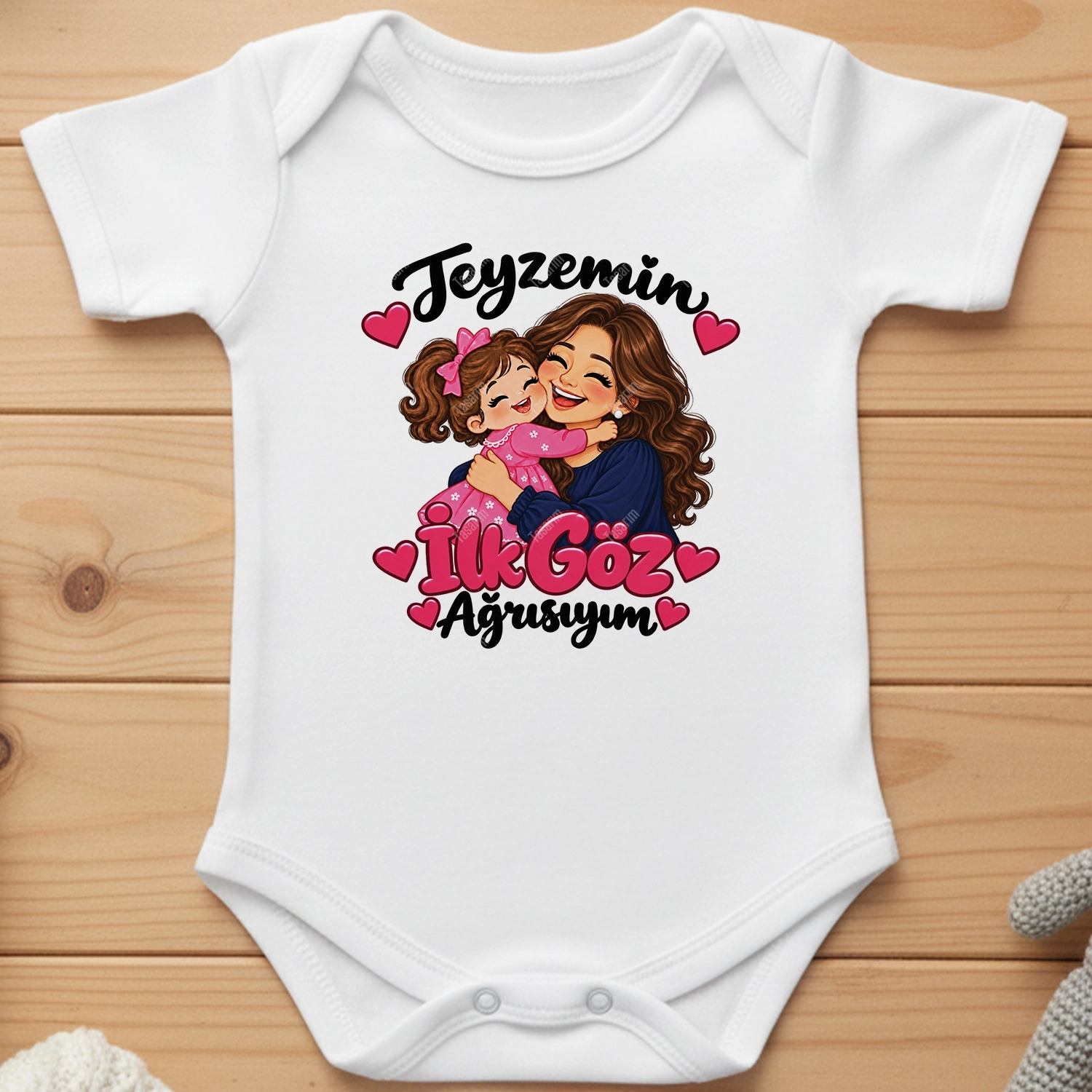Teyzemin İlk Göz Ağrısıyım - Bebek Body Zıbın