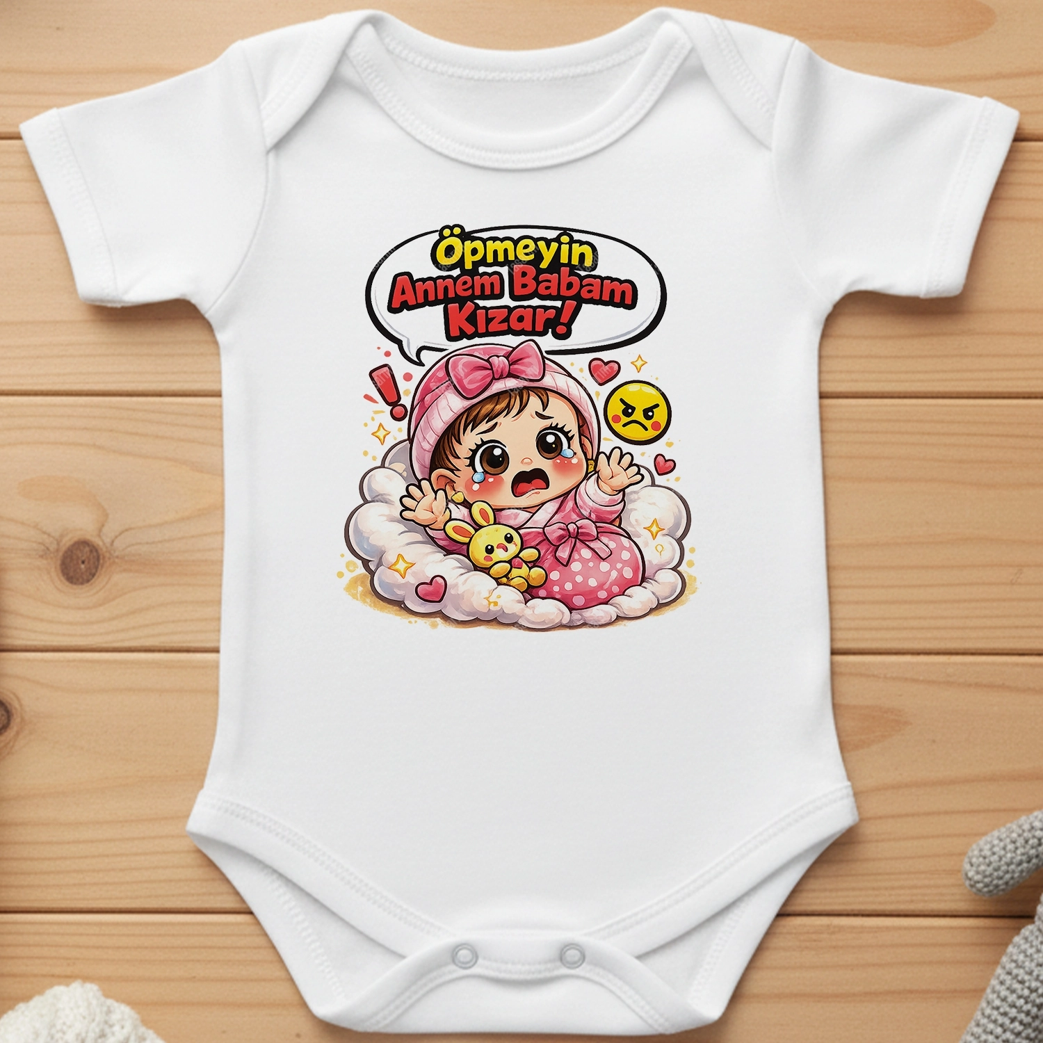 Öpmeyin Annem Babam Kızar ! - Bebek Body Zıbın
