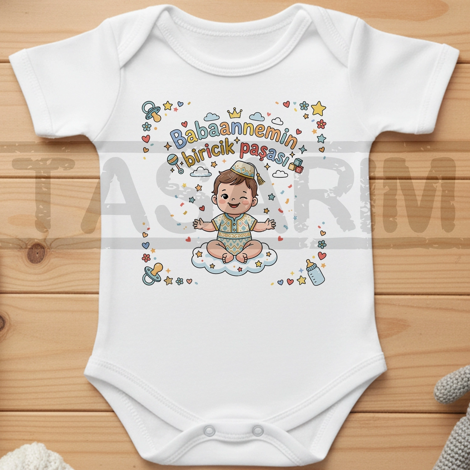 Babaannemin Biricik Paşası - Bebek Body Zıbın