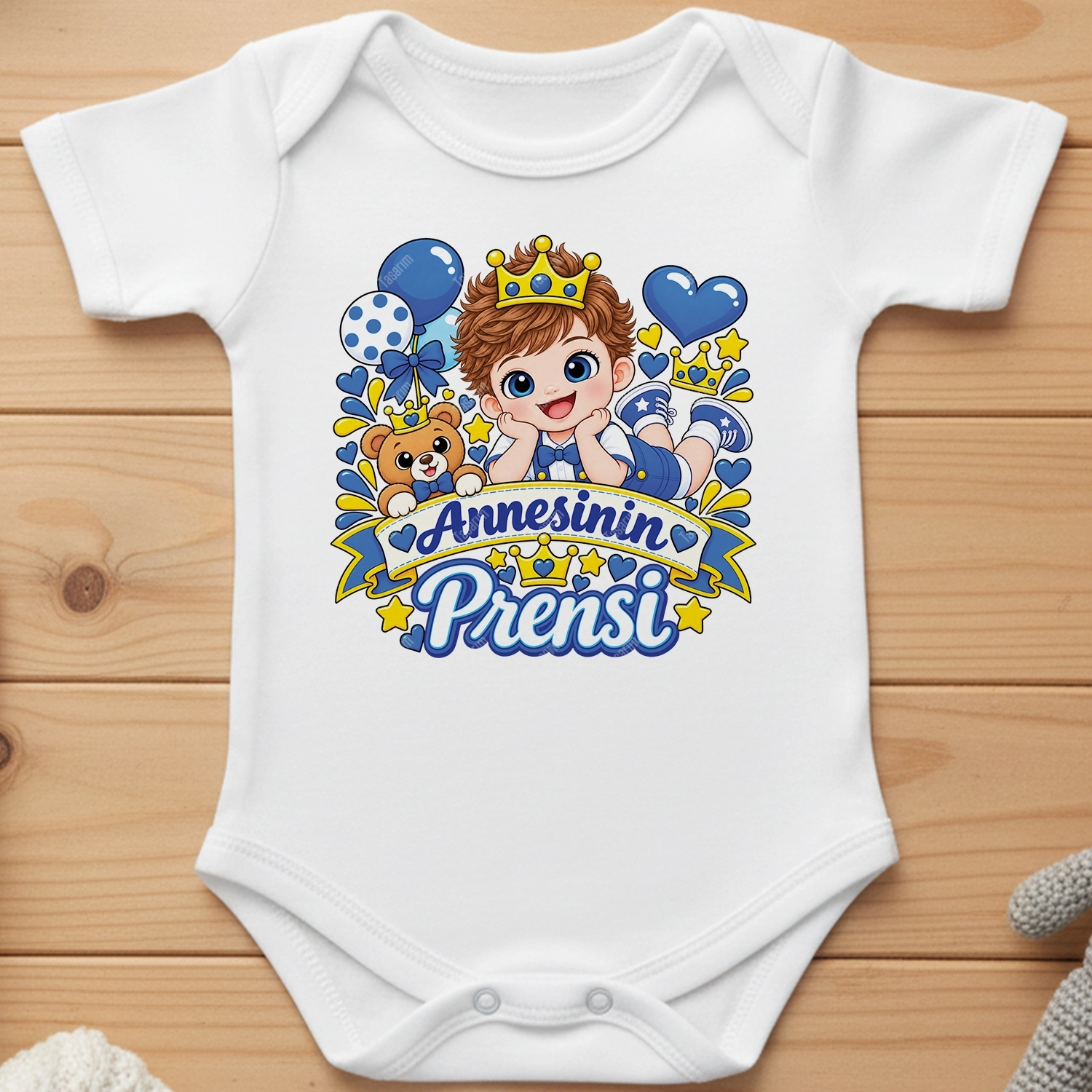 Annesinin Prensi - Bebek Body Zıbın