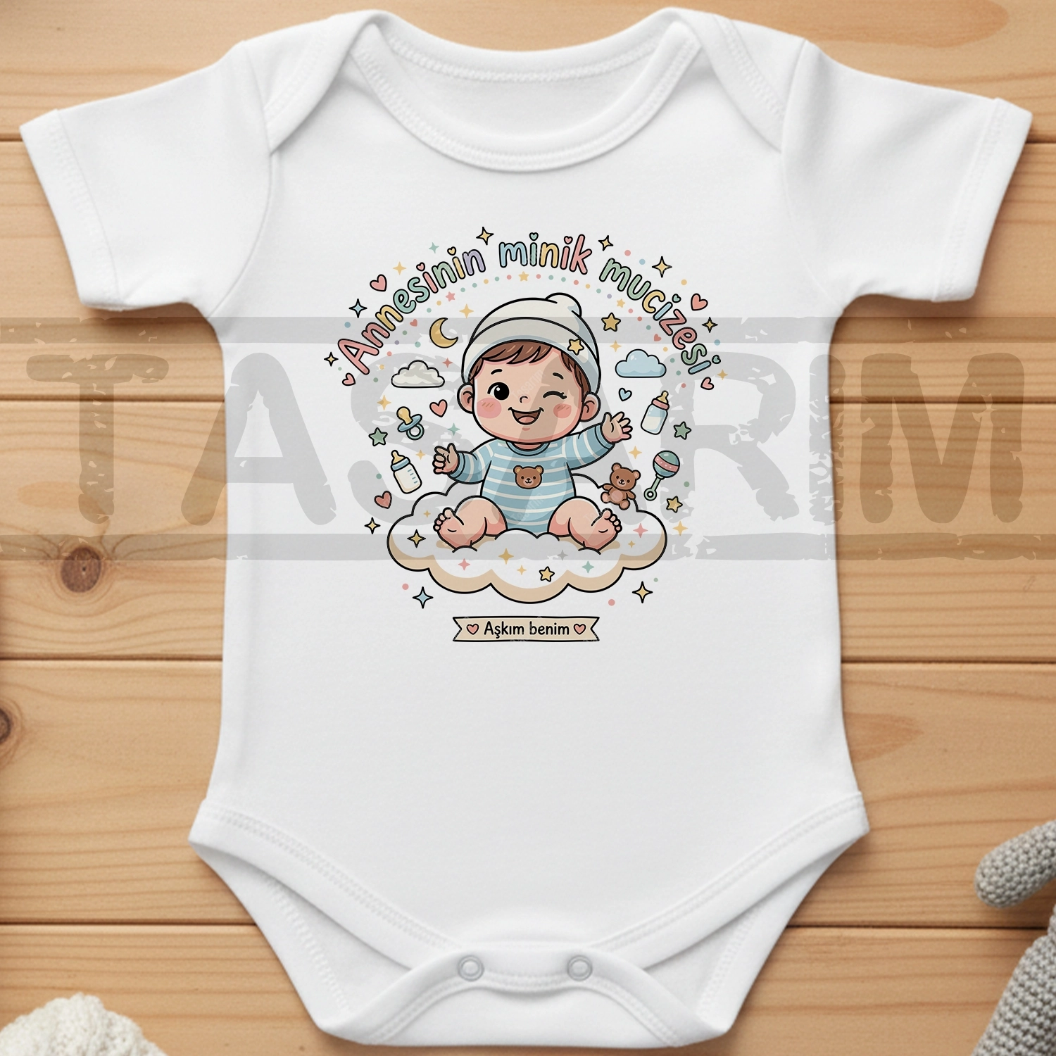 Annesinin Minik Mucizesi - Bebek Body Zıbın