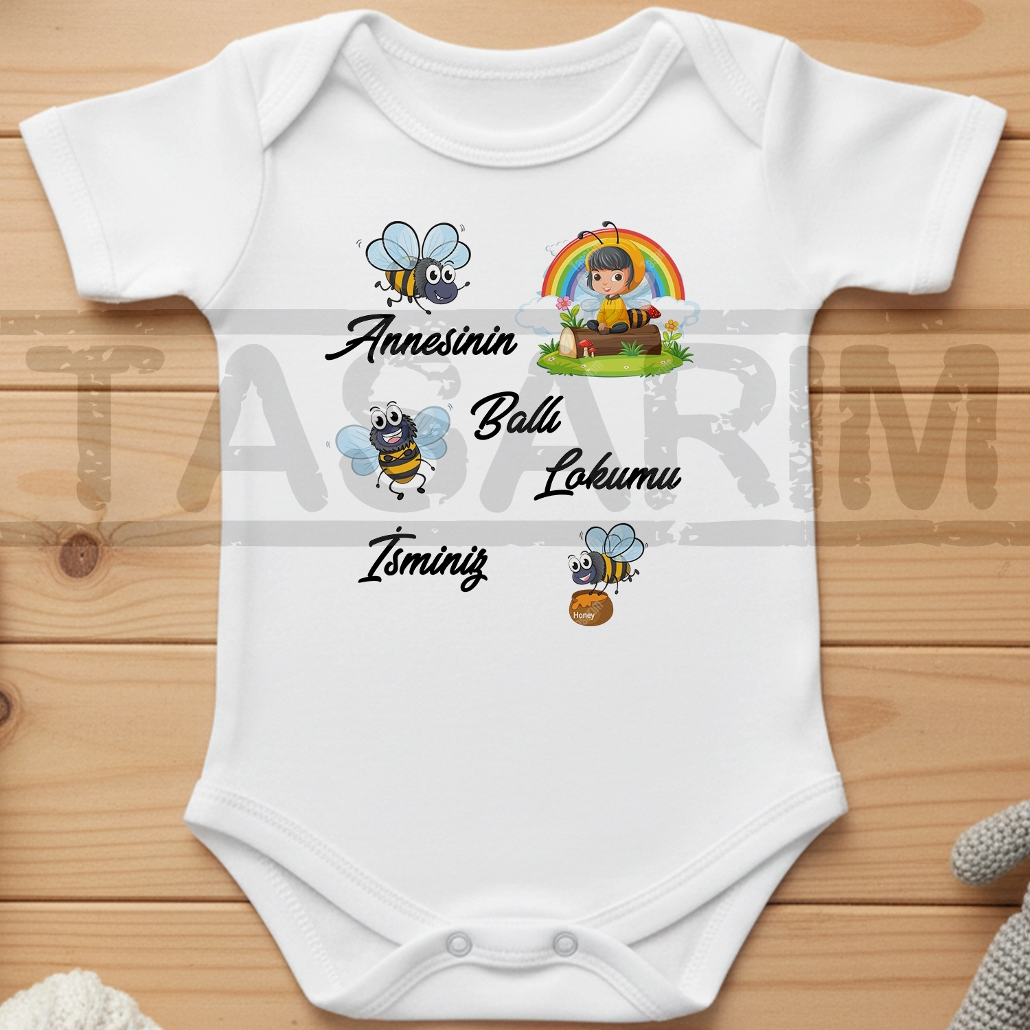 Annesinin Ballı Lokumu - Bebek Body Zıbın
