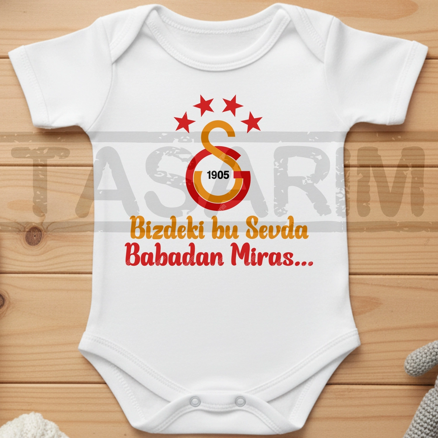 Bizdeki Bu Sevda Babamdan Miras - Bebek Body Zıbın