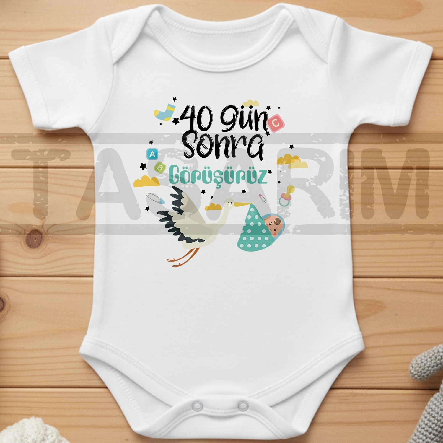40 Gün Sonra Görüşürüz - Bebek Body Zıbın