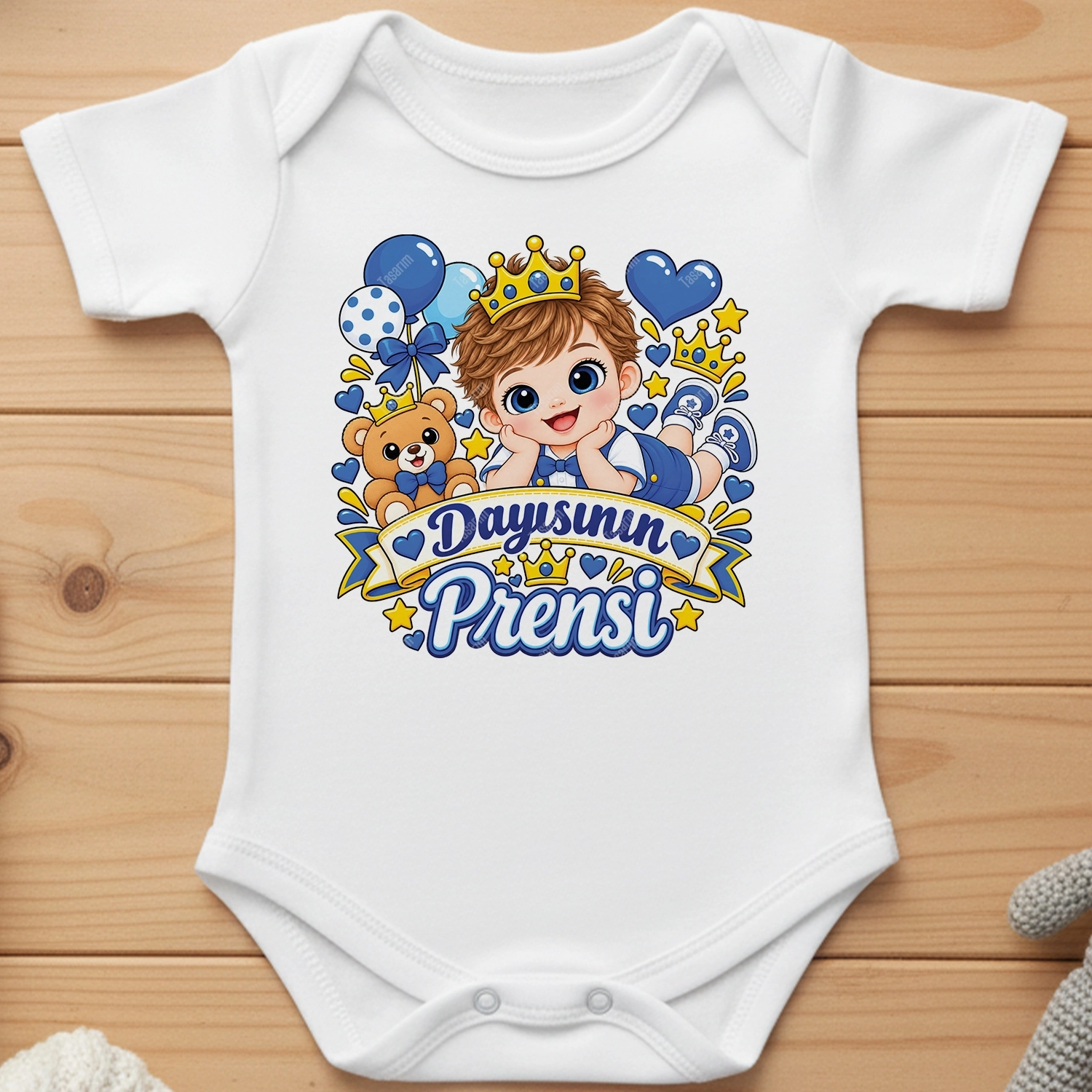 Dayısının Prensi - Bebek Body Zıbın