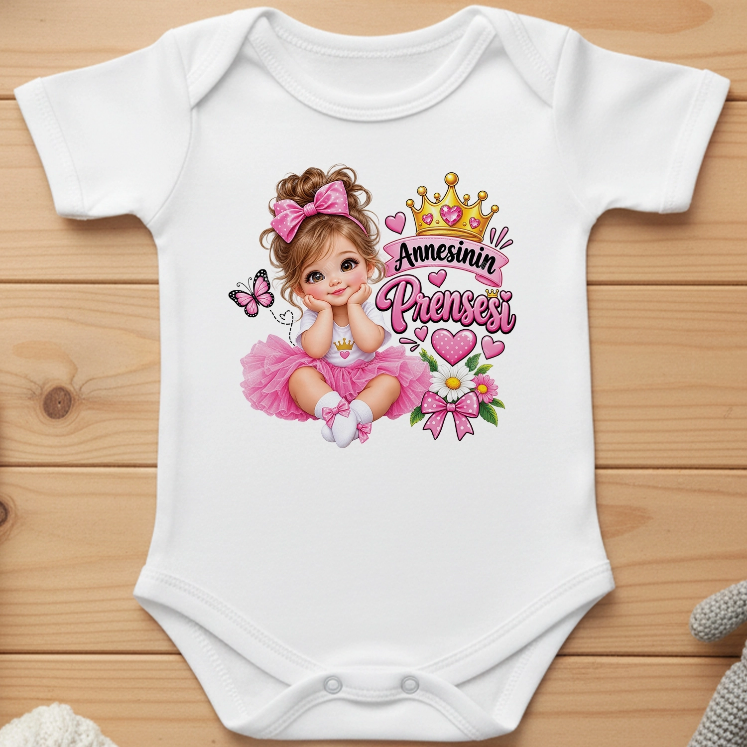 Annesinin Prensesi - Bebek Body Zıbın